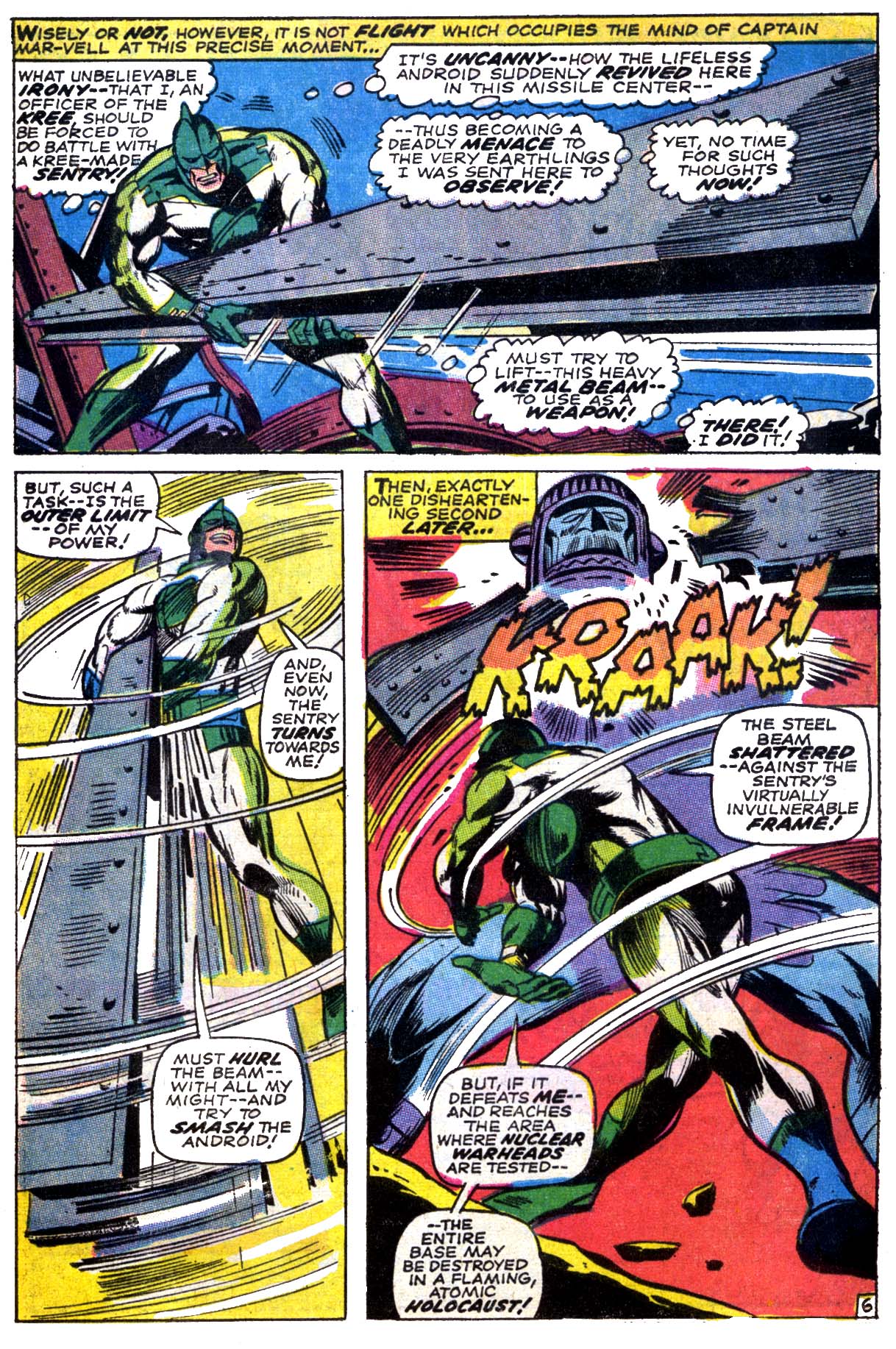 Read online Captain Marvel (1968) comic -  Issue #1 - 7