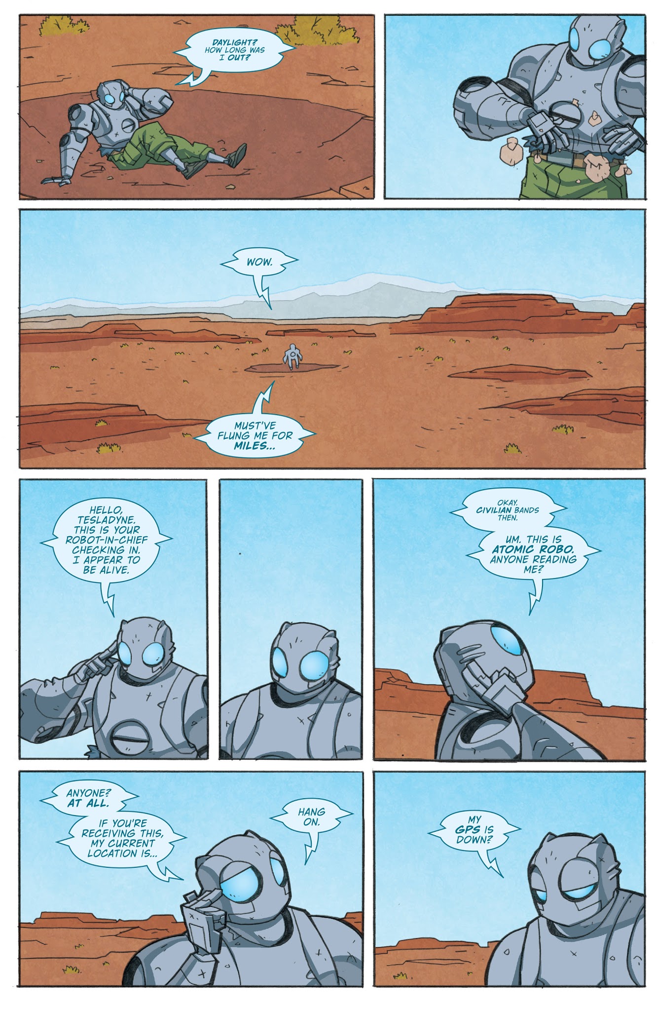 Read online Atomic Robo and the Savage Sword of Dr. Dinosaur comic -  Issue #5 - 22