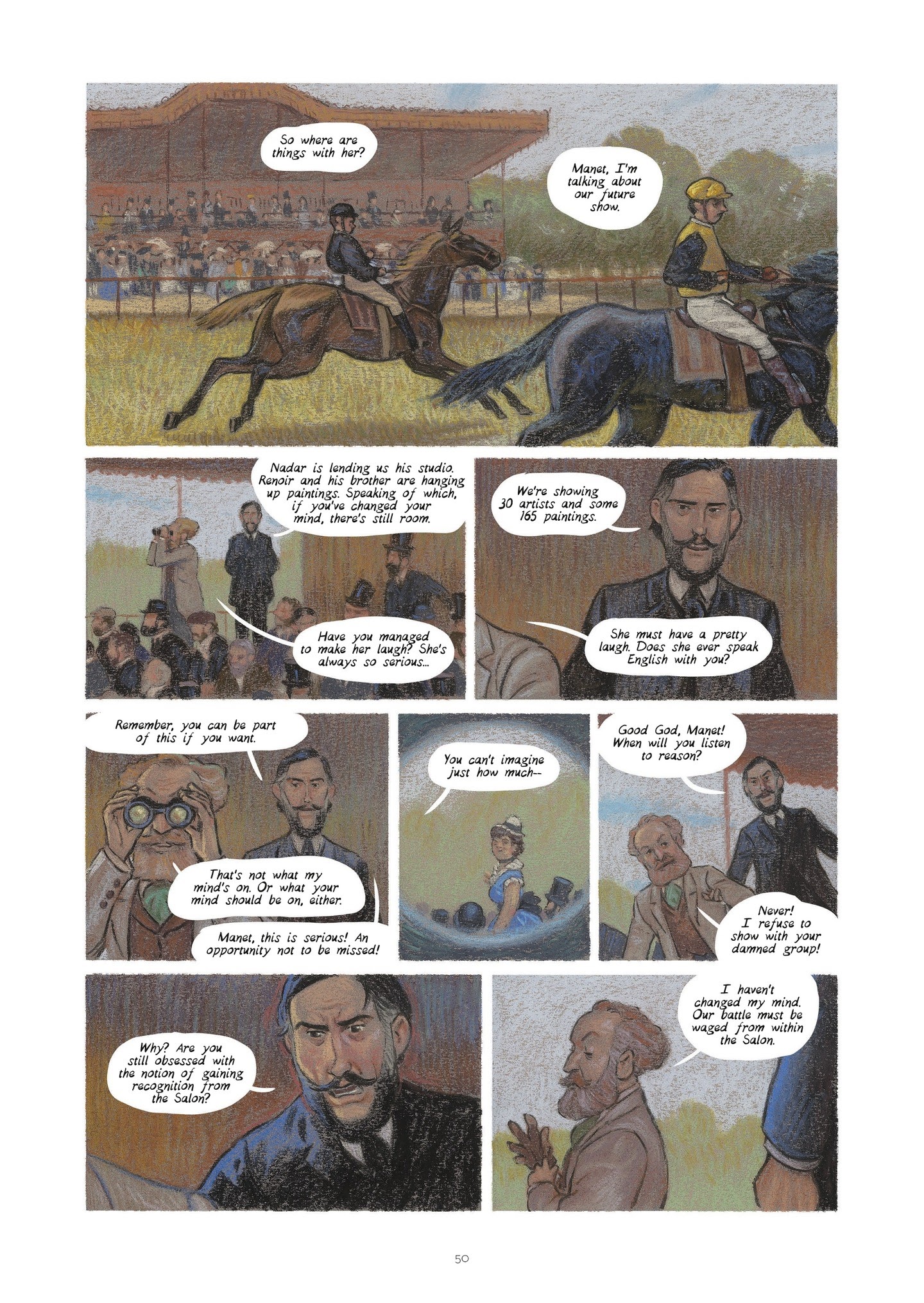 Read online Degas and Cassatt: The Dance of Solitude comic -  Issue # TPB - 49