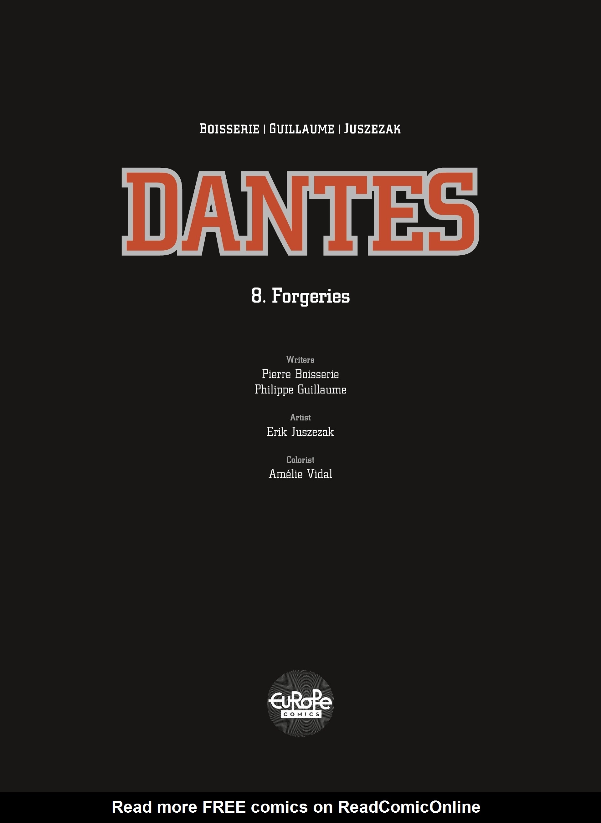 Read online Dantes comic -  Issue #9 - 2