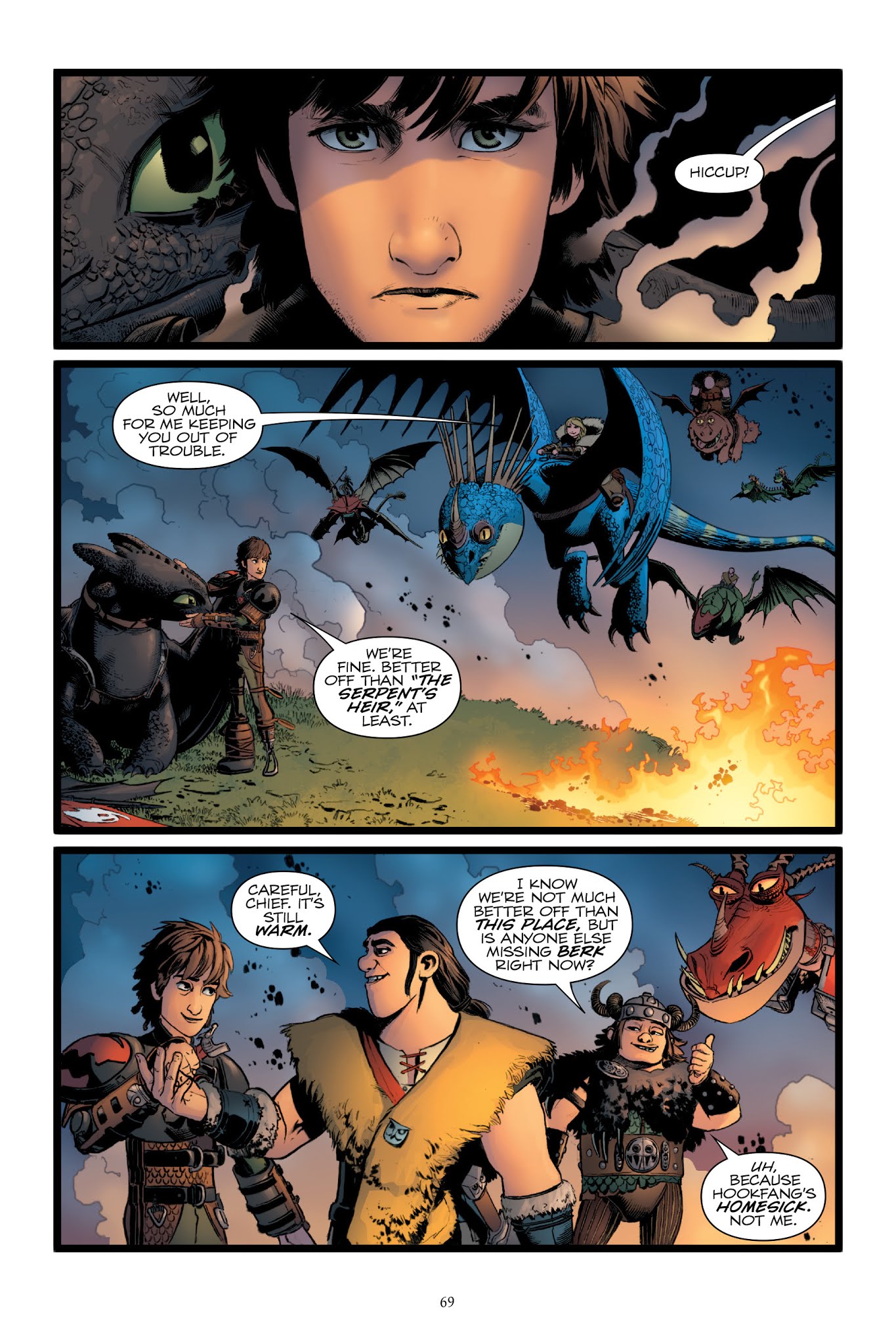 Read online How To Train Your Dragon: The Serpent's Heir comic -  Issue # TPB - 69