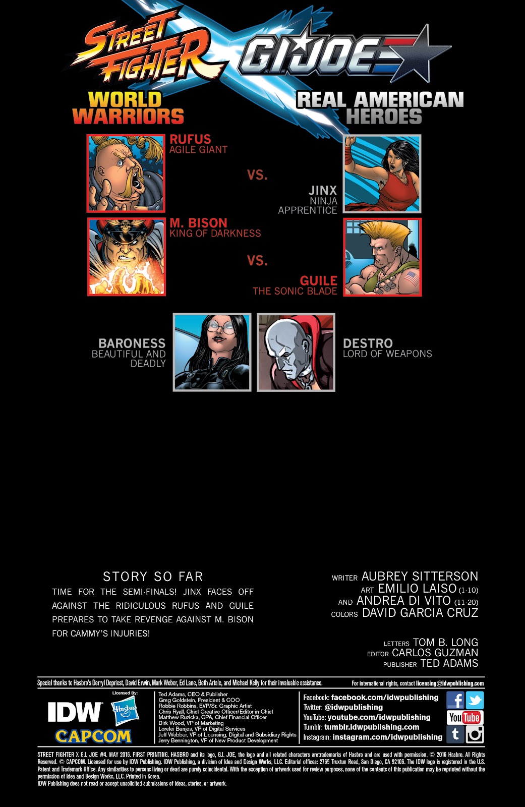 Street Fighter X G.I. Joe issue 4 - Page 2