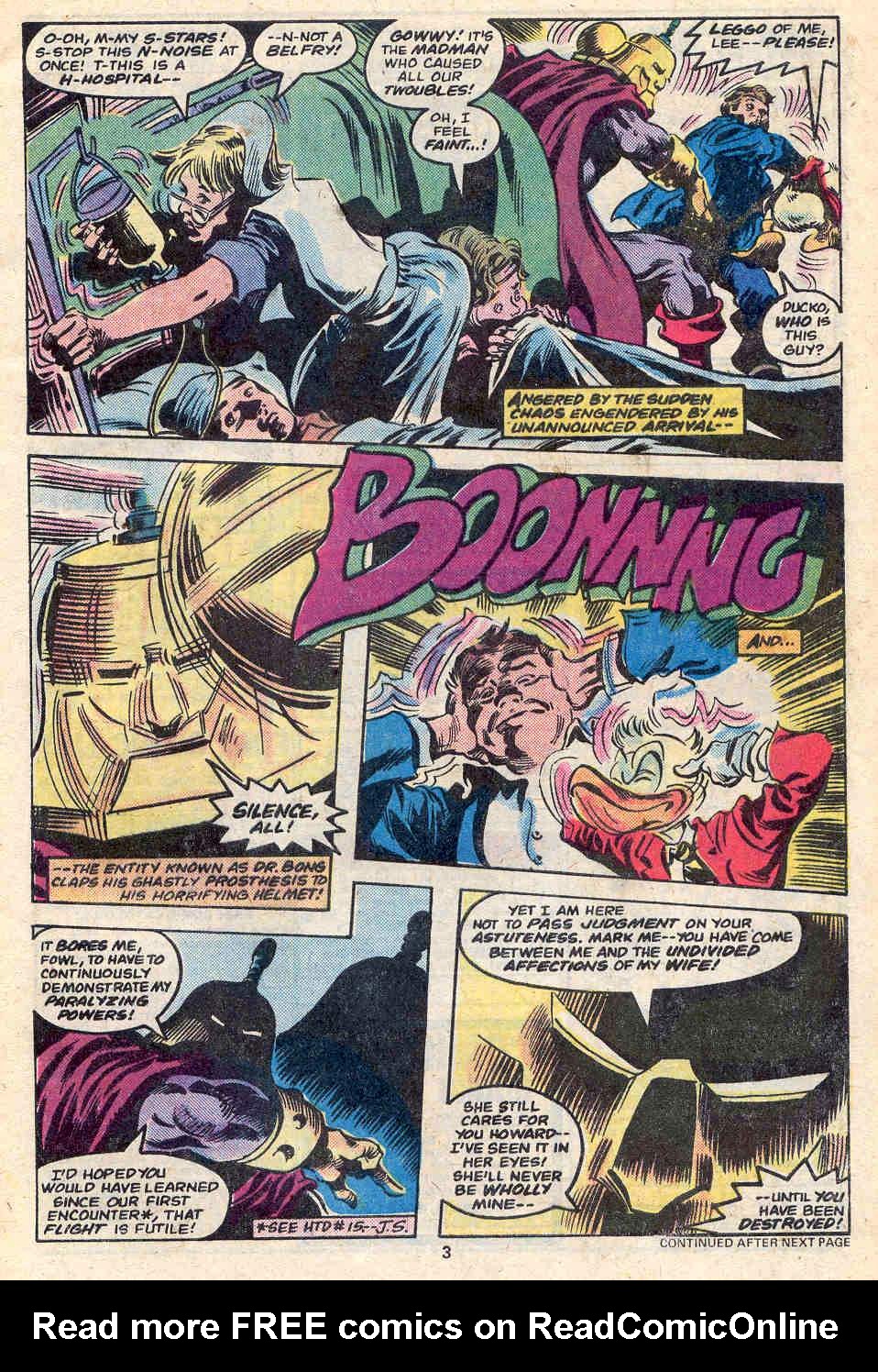 Read online Howard the Duck (1976) comic -  Issue #30 - 4