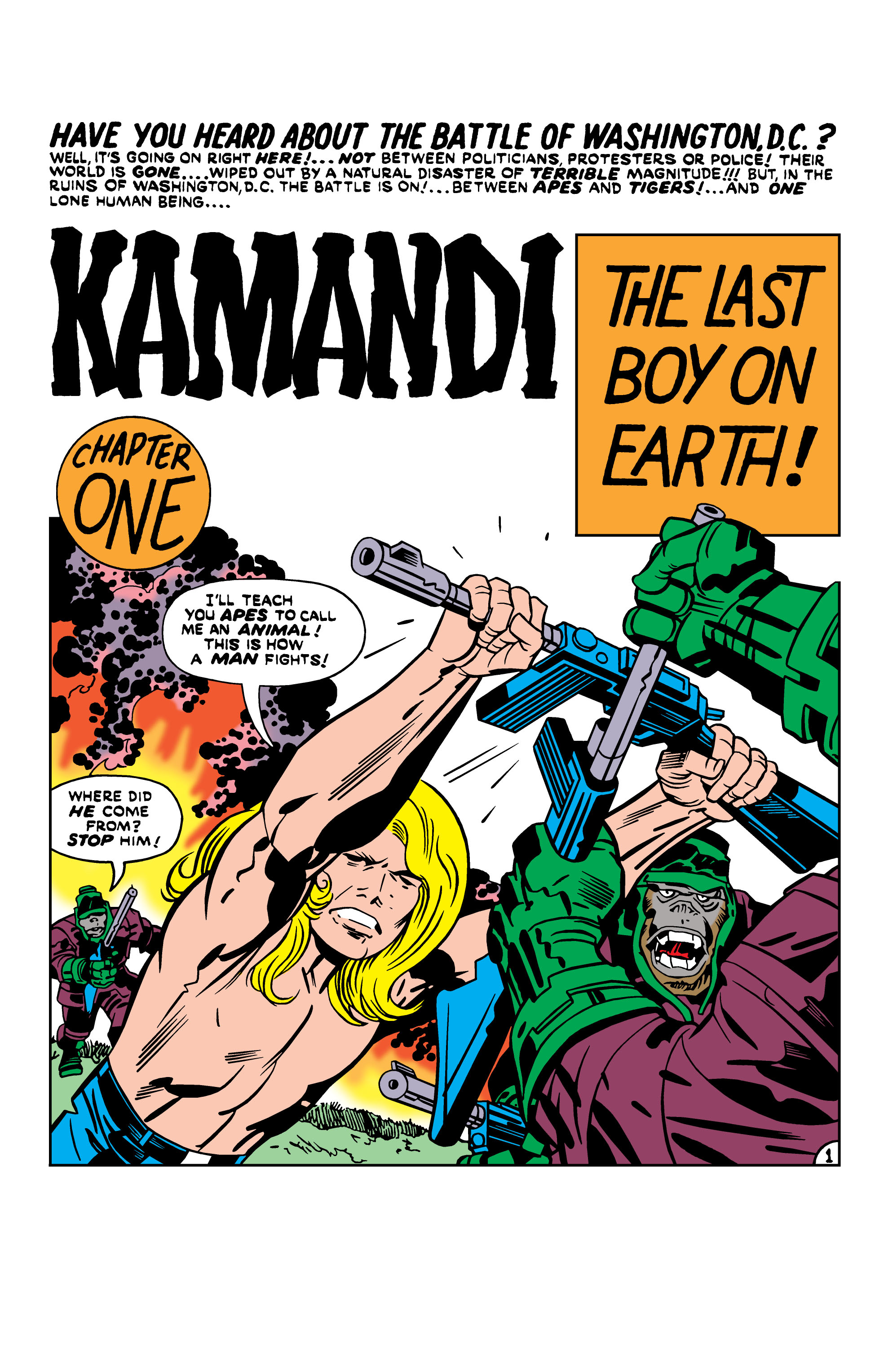 Read online Kamandi, The Last Boy On Earth comic -  Issue #17 - 2