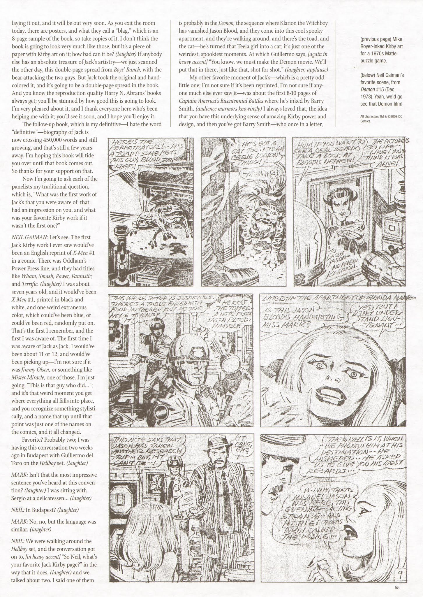 Read online The Jack Kirby Collector comic -  Issue #51 - 64