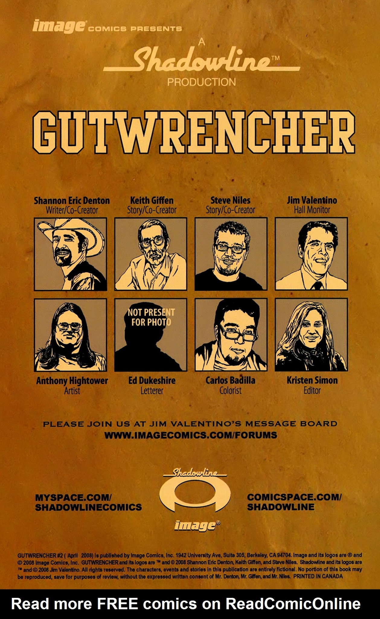 Read online Gutwrencher comic -  Issue #2 - 2