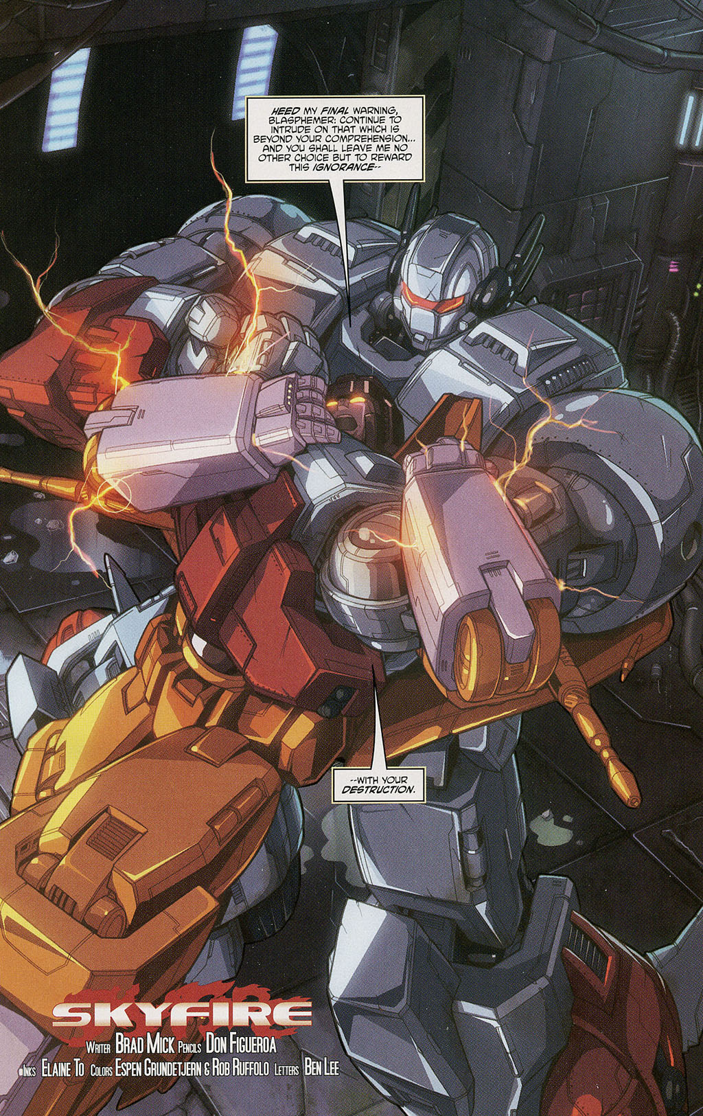 Read online Transformers: Generation 1 (2004) comic -  Issue #3 - 2