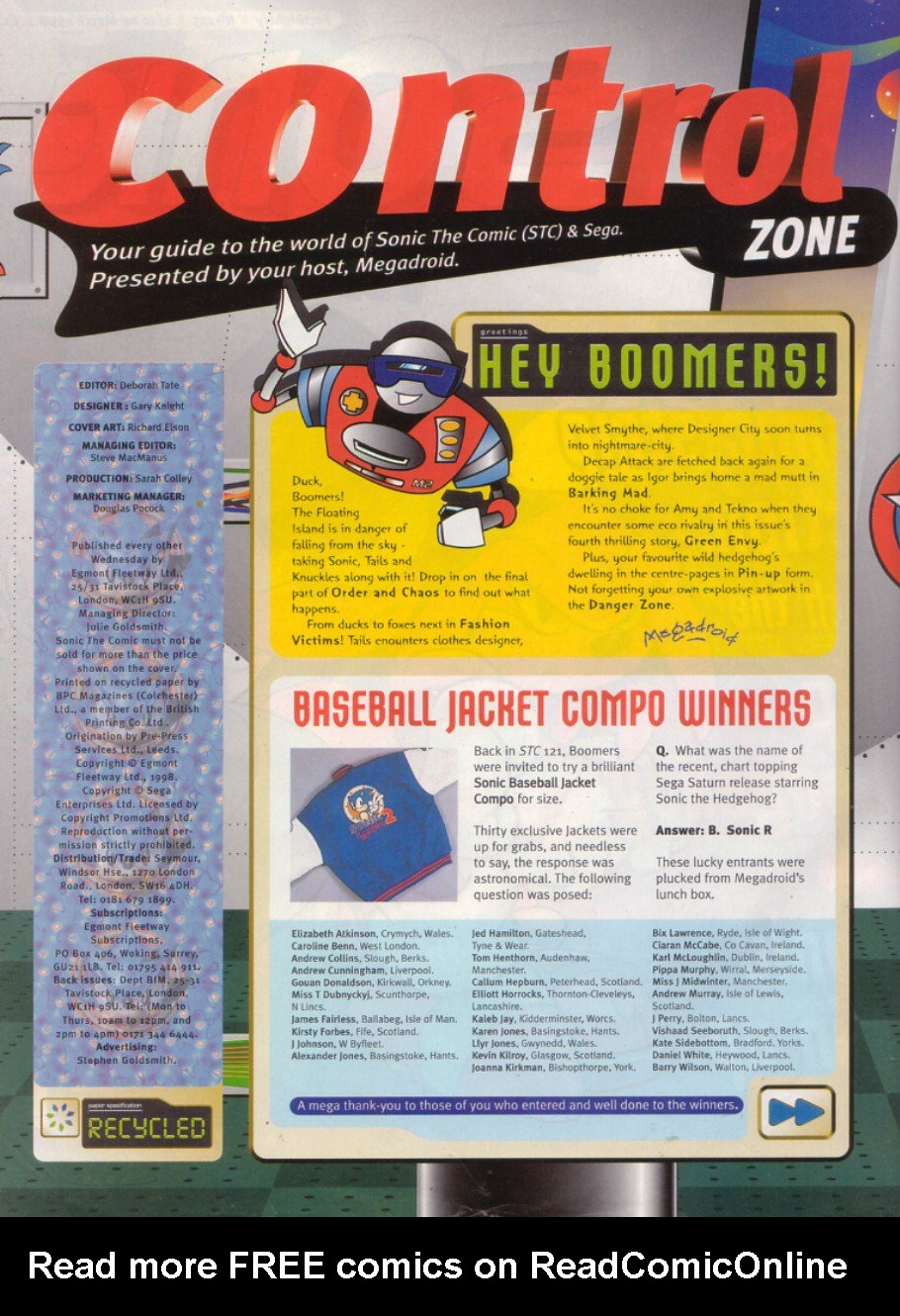 Read online Sonic the Comic comic -  Issue #125 - 2