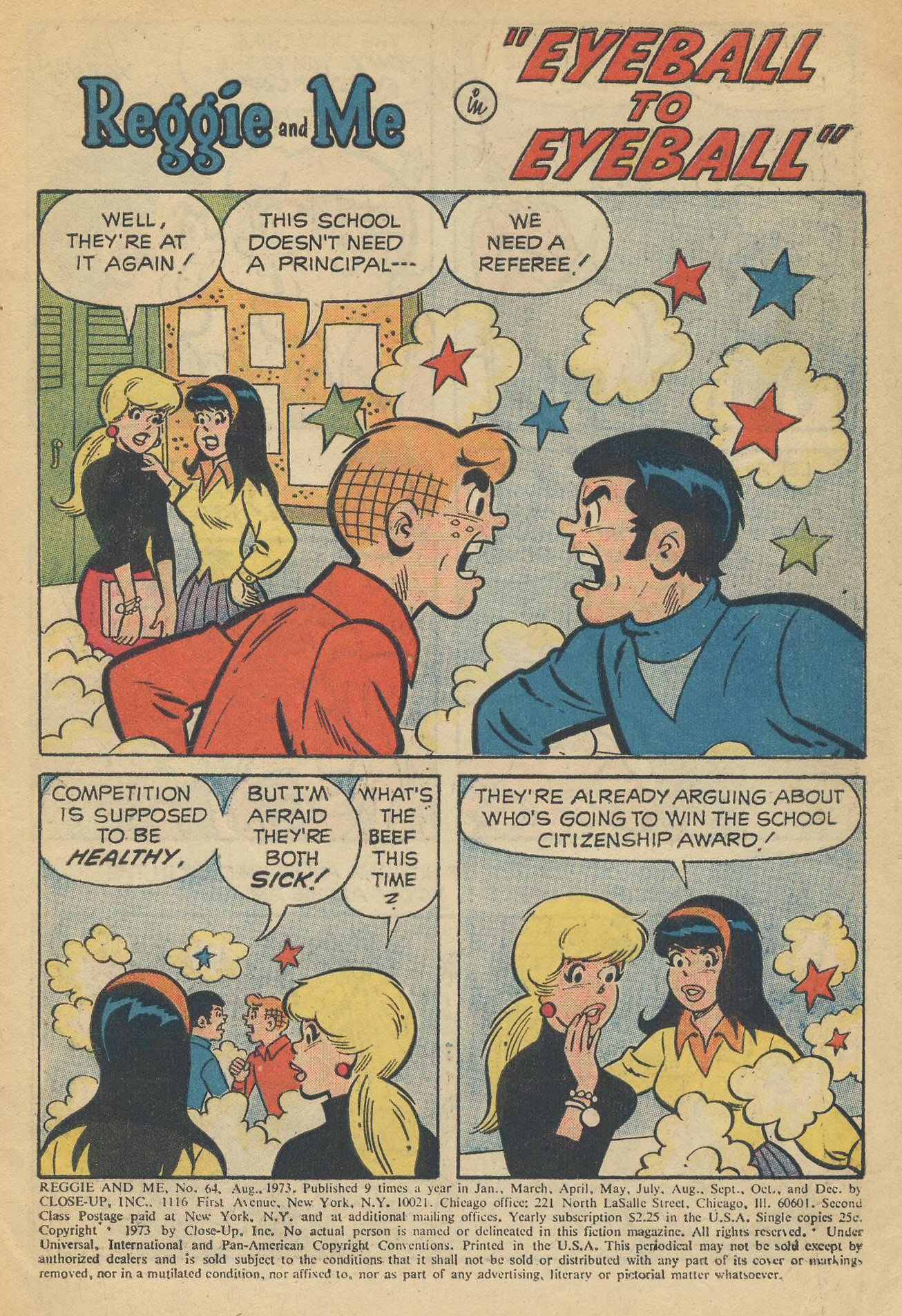 Read online Reggie and Me (1966) comic -  Issue #64 - 3