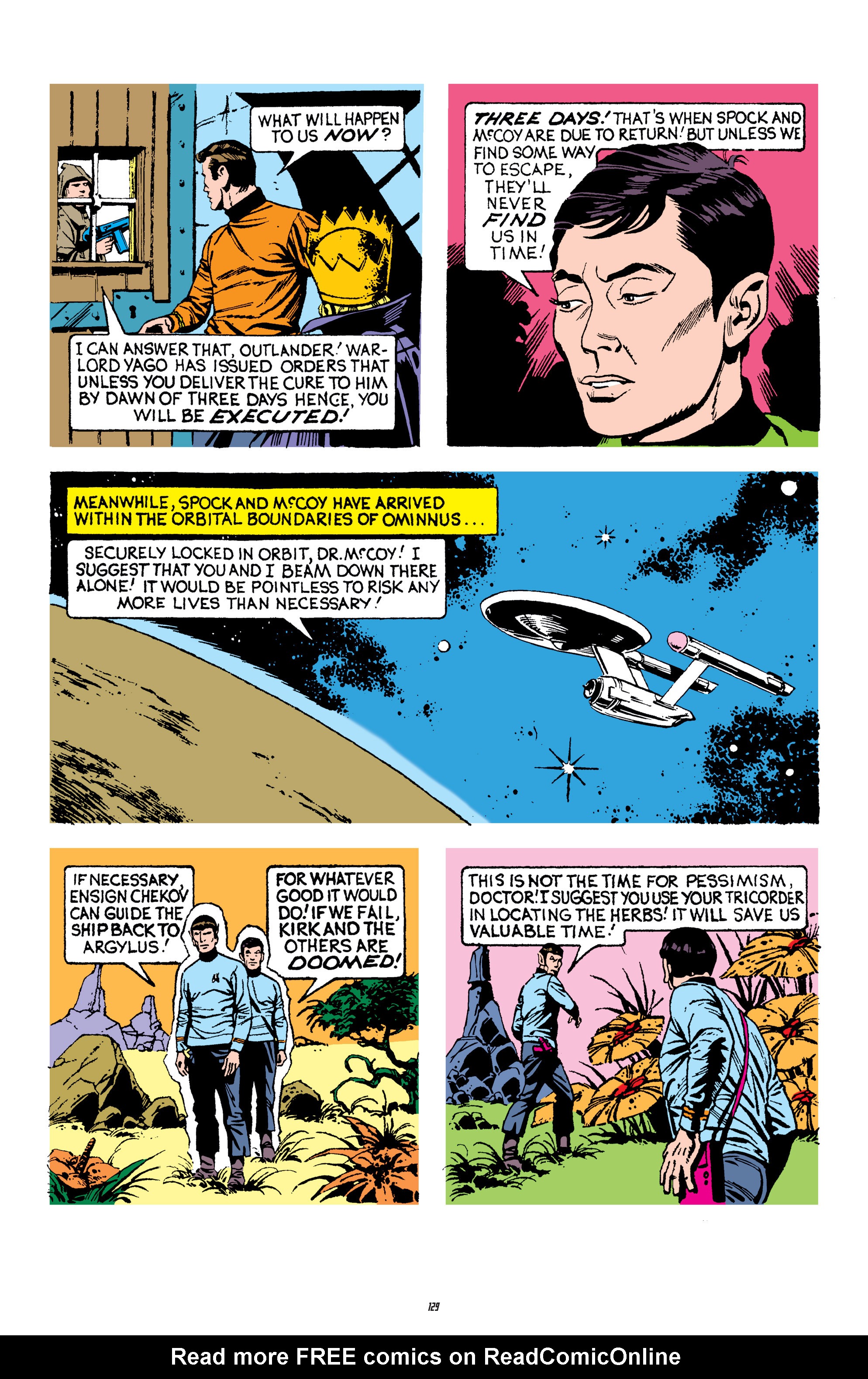 Read online Star Trek Archives comic -  Issue # TPB 4 - 129