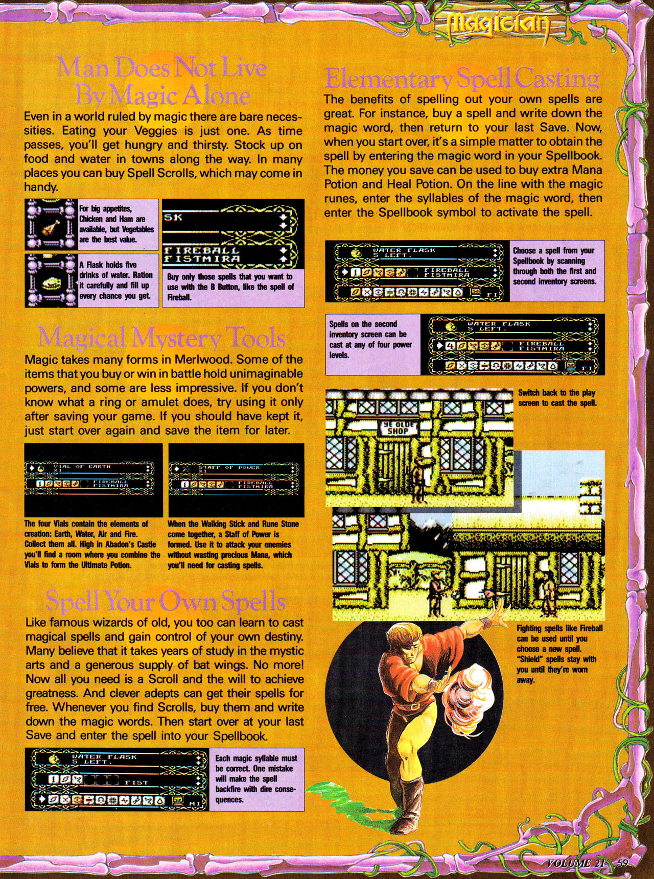 Read online Nintendo Power comic -  Issue #21 - 68
