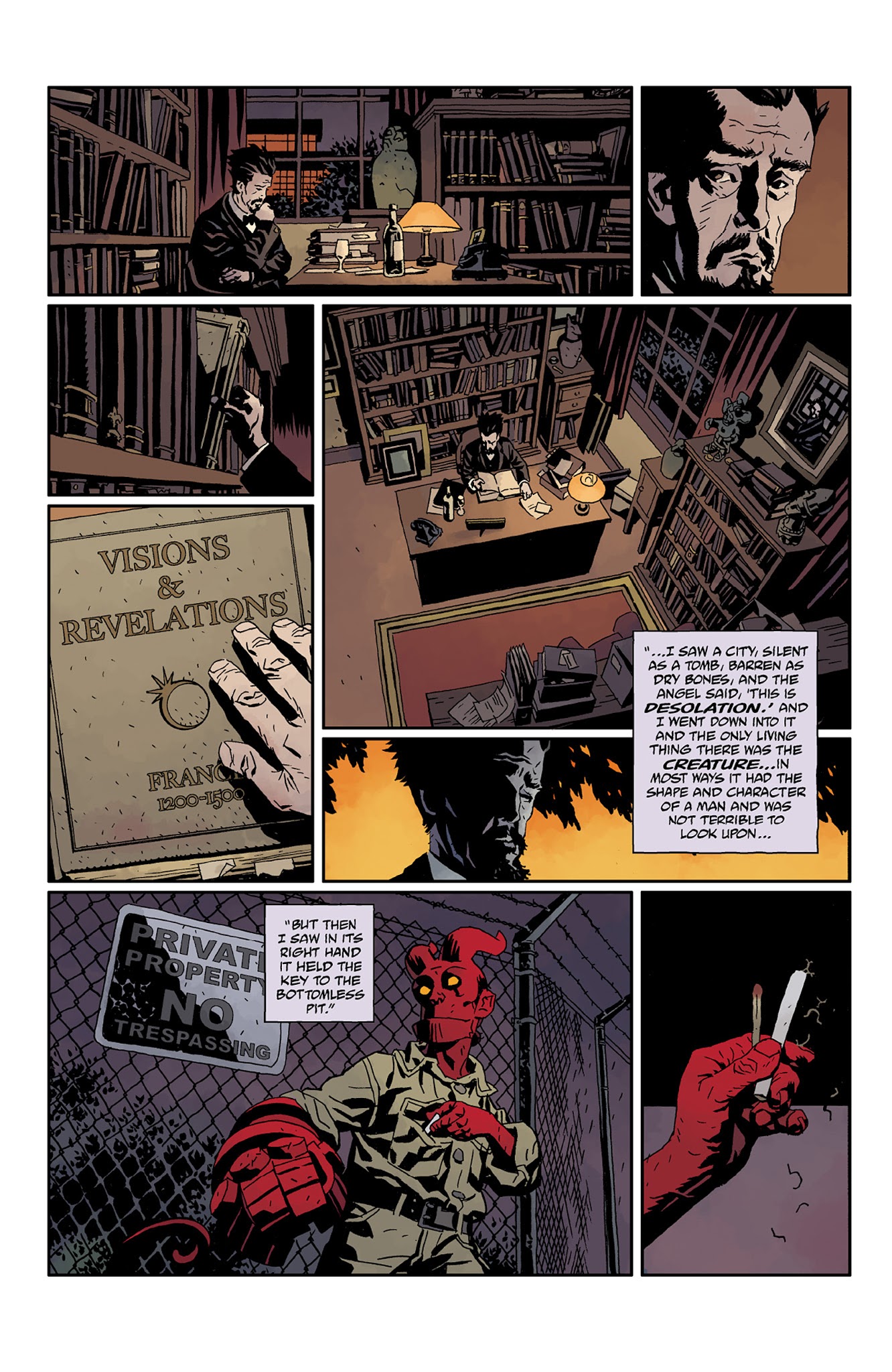 Read online Hellboy: The Midnight Circus comic -  Issue # TPB - 13
