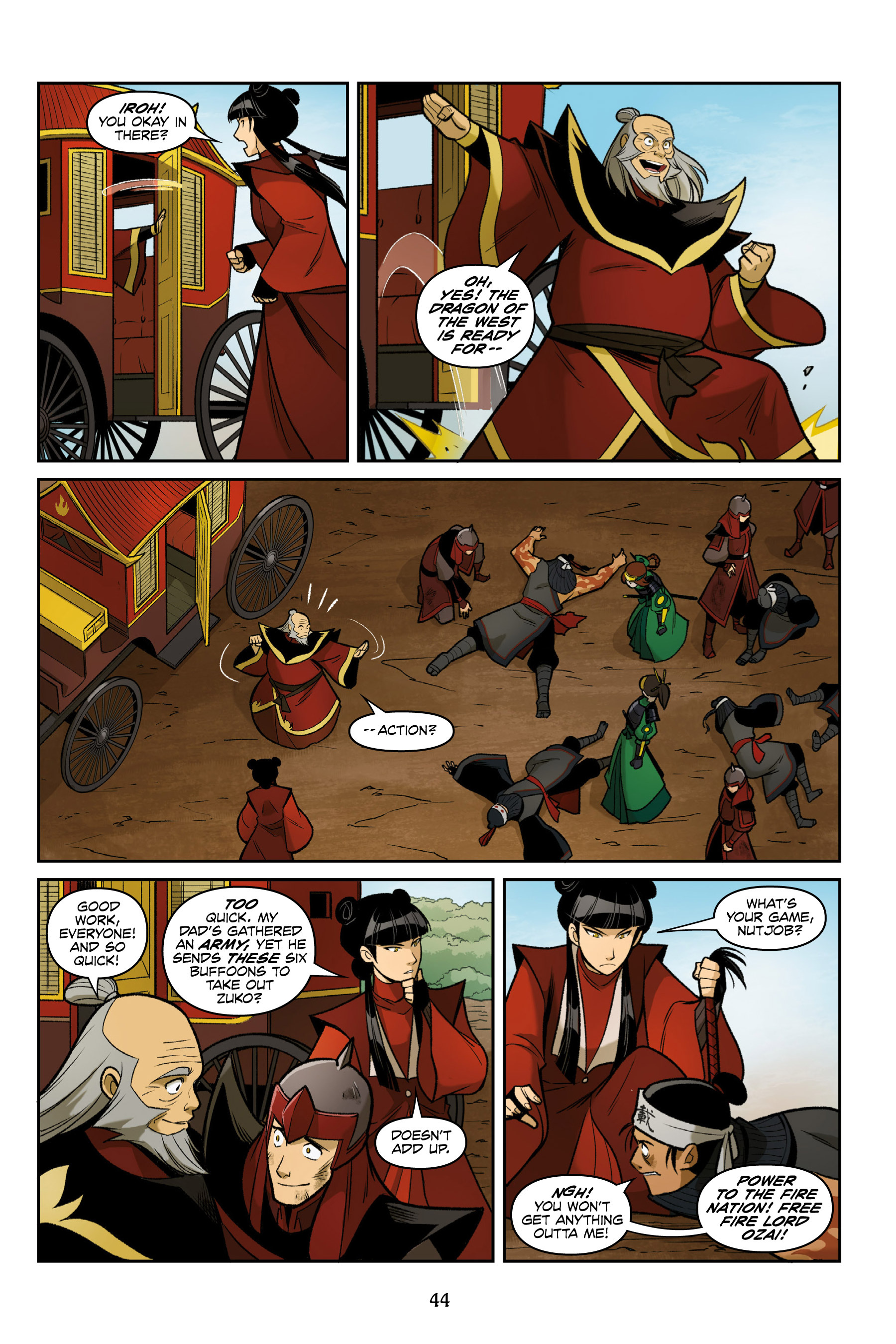 Read online Nickelodeon Avatar: The Last Airbender - Smoke and Shadow comic -  Issue # Part 1 - 44