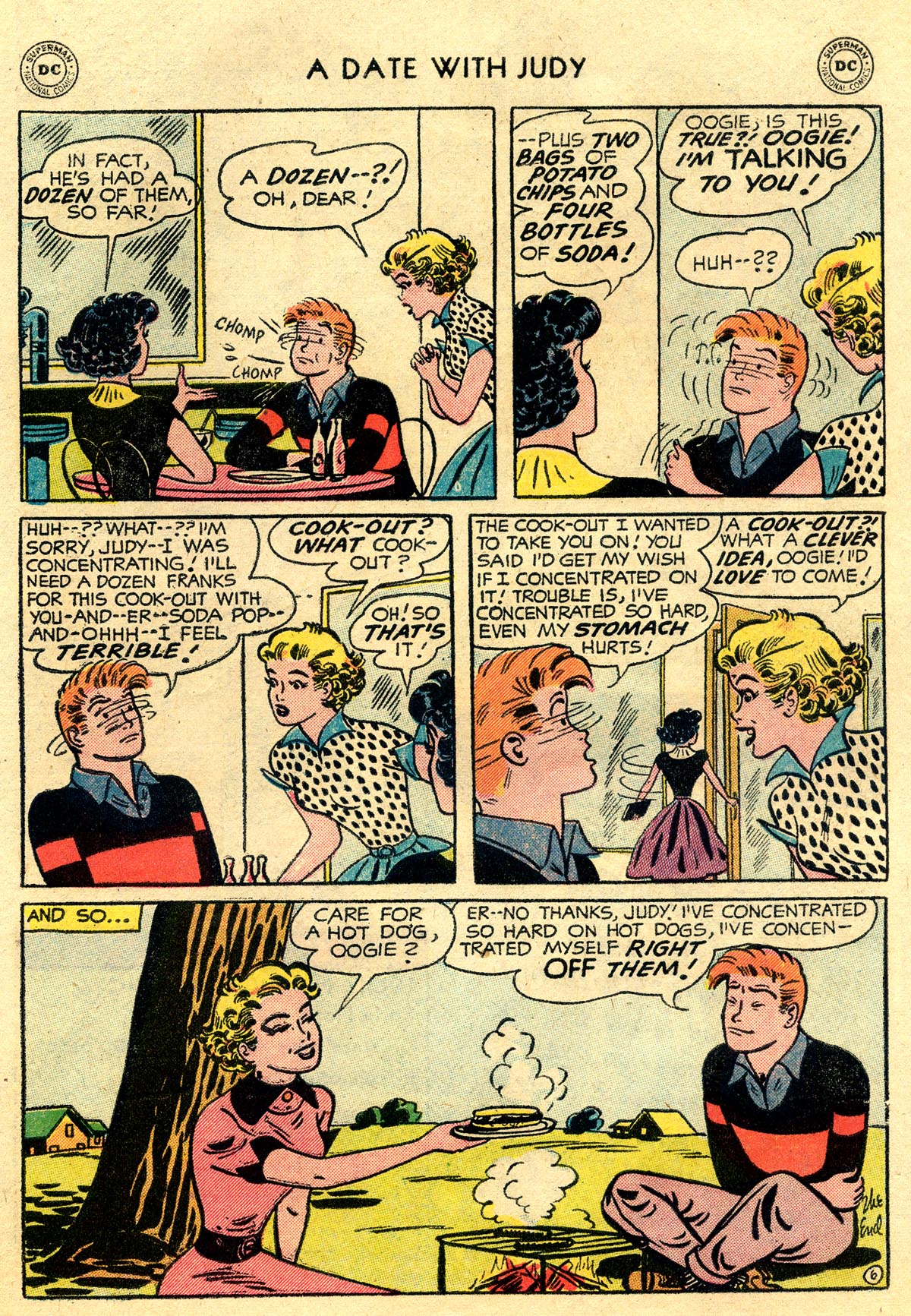 Read online A Date with Judy comic -  Issue #53 - 33