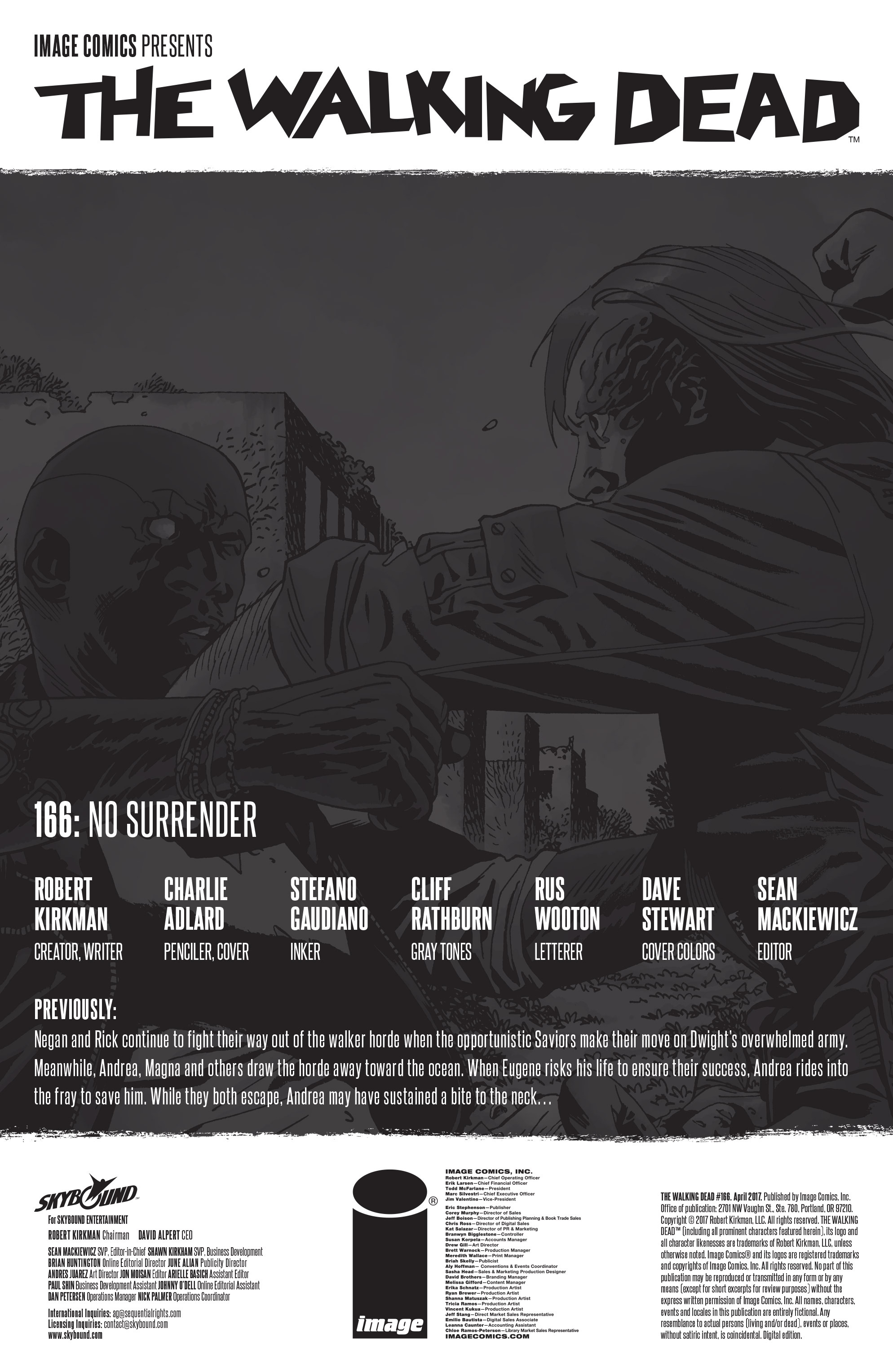 Read online The Walking Dead comic -  Issue #166 - 2