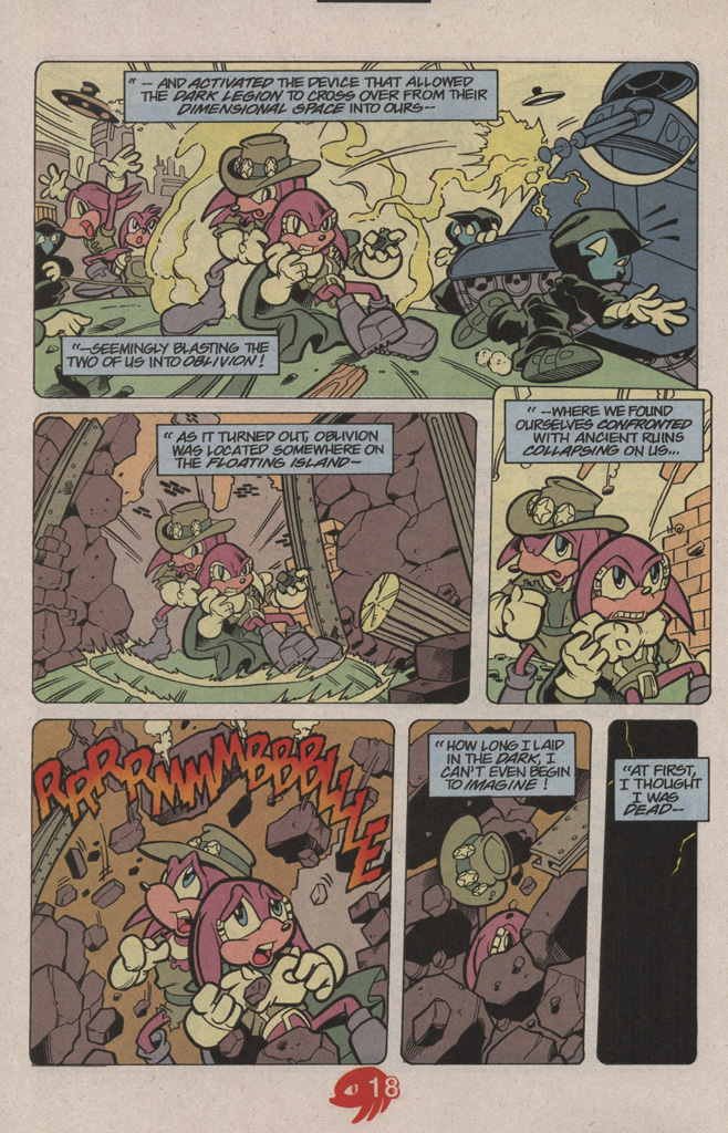 Read online Knuckles the Echidna comic -  Issue #17 - 28