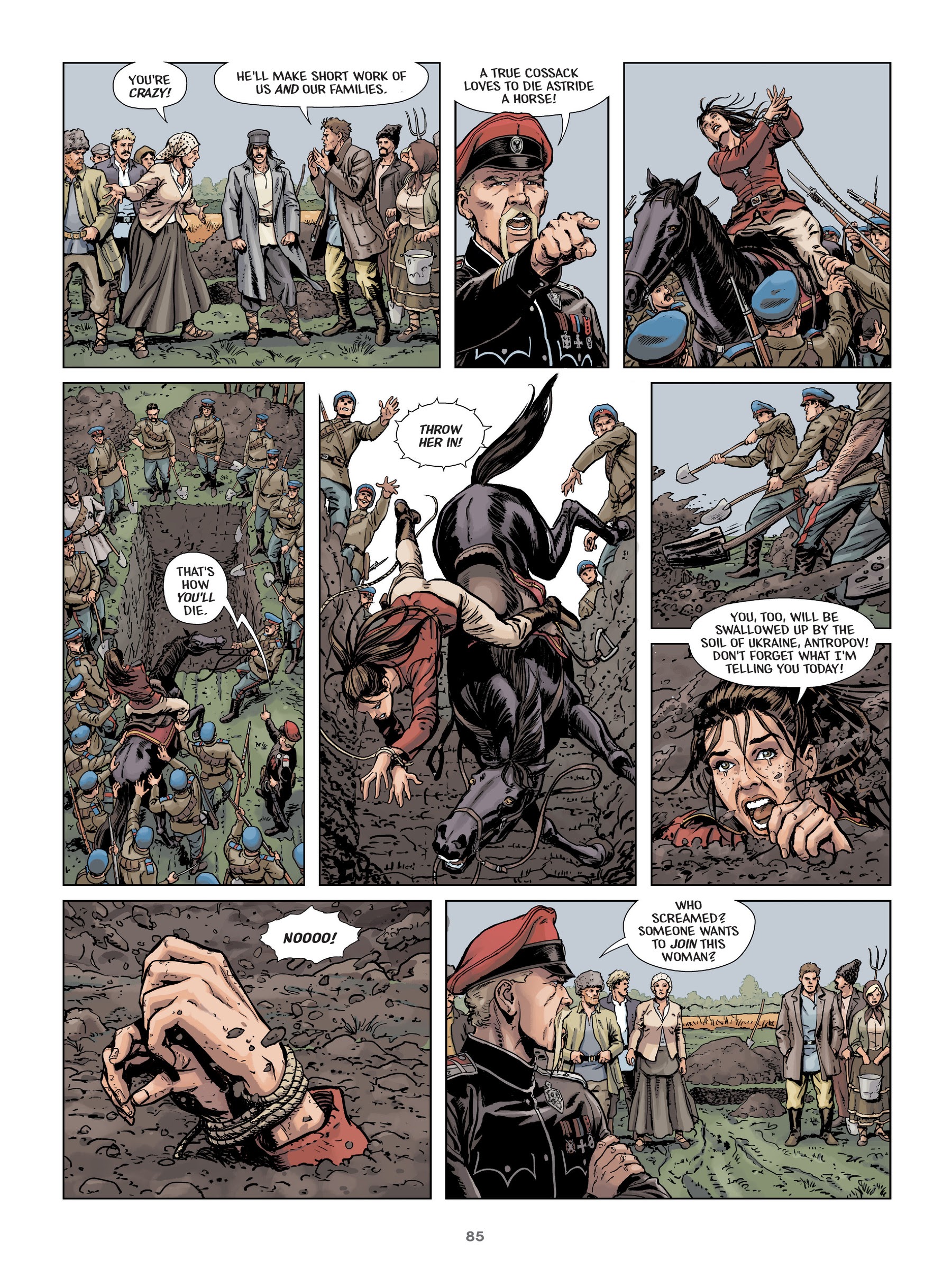 Read online Makhno: Ukrainian Freedom Fighter comic -  Issue # TPB - 86