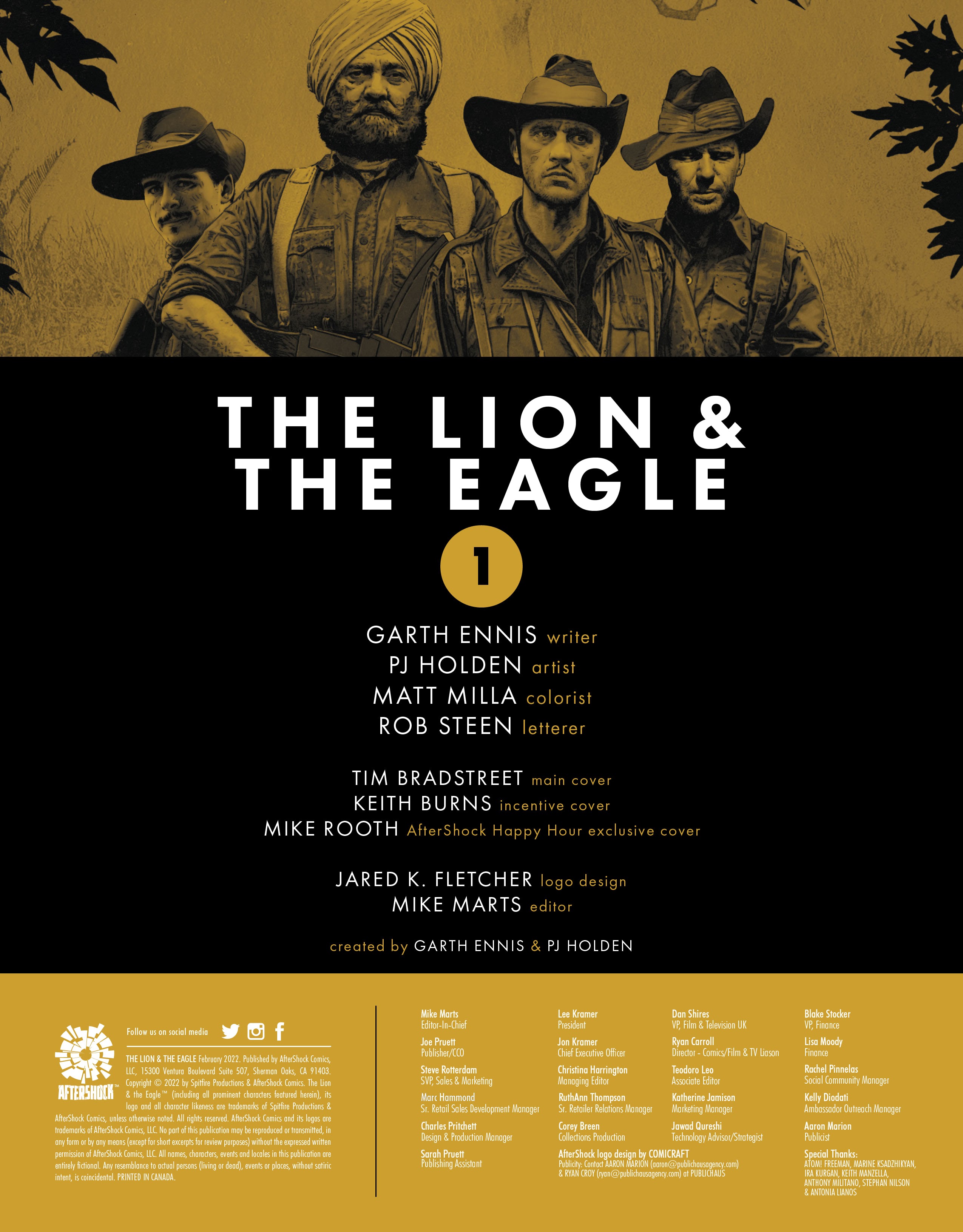 Read online Lion and the Eagle comic -  Issue #1 - 2