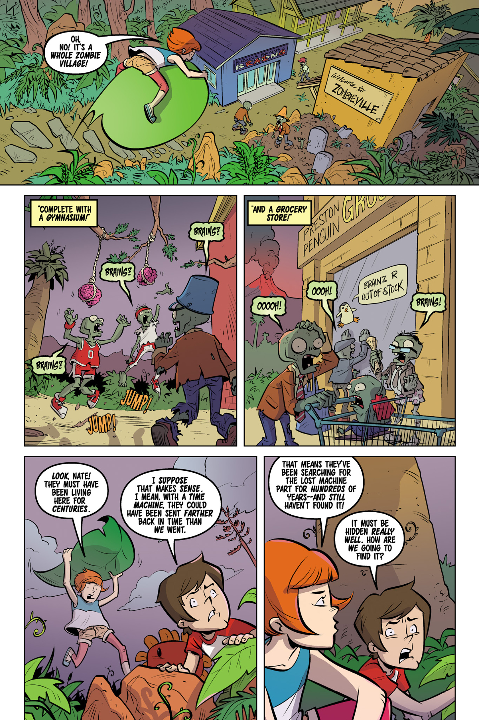 Read online Plants vs. Zombies: Timepocalypse comic -  Issue #3 - 8