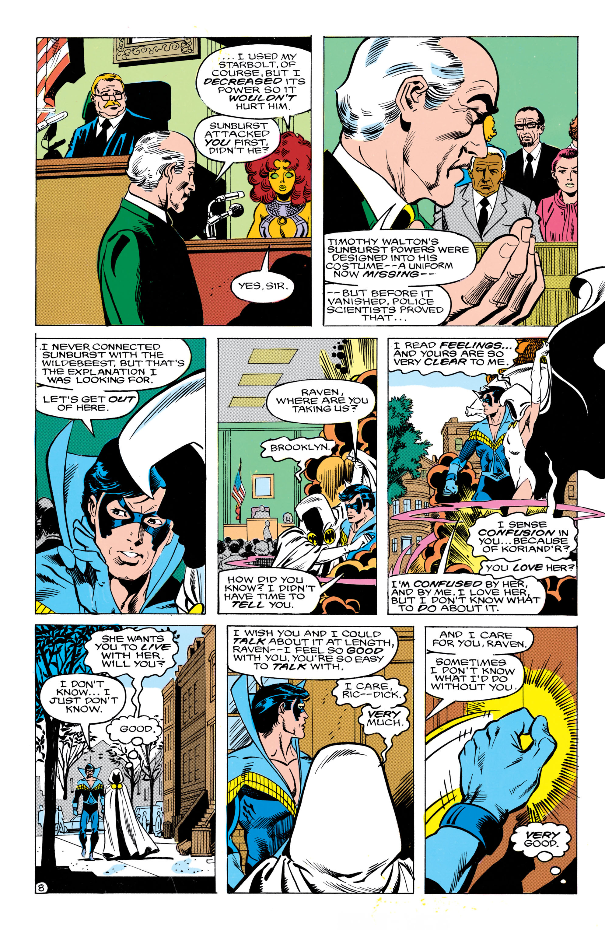 Read online The New Teen Titans (1984) comic -  Issue #37 - 9