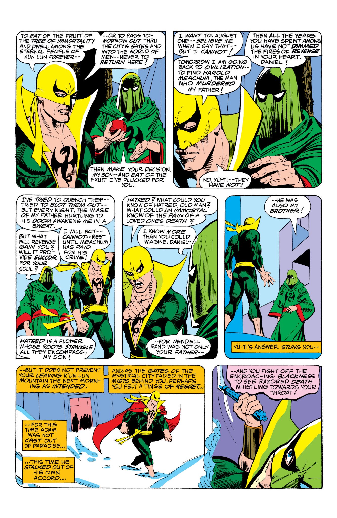 Read online Marvel Masterworks: Iron Fist comic -  Issue # TPB 1 (Part 1) - 40