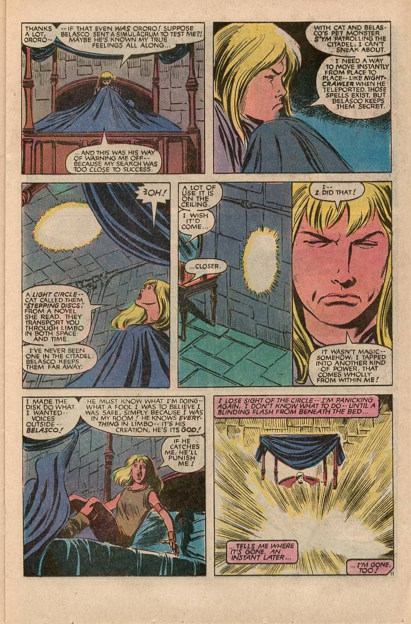 Read online Magik (Illyana and Storm Limited Series) comic -  Issue #3 - 12