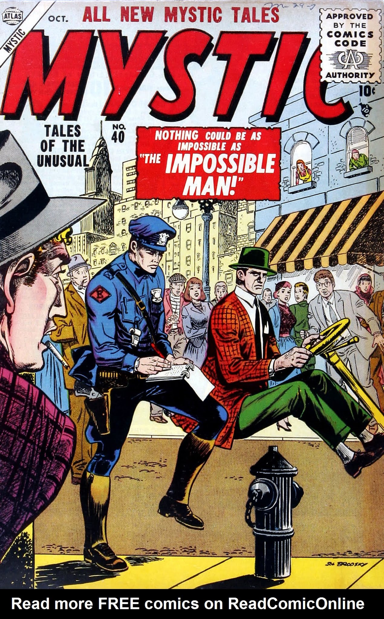 Read online Mystic (1951) comic -  Issue #40 - 1