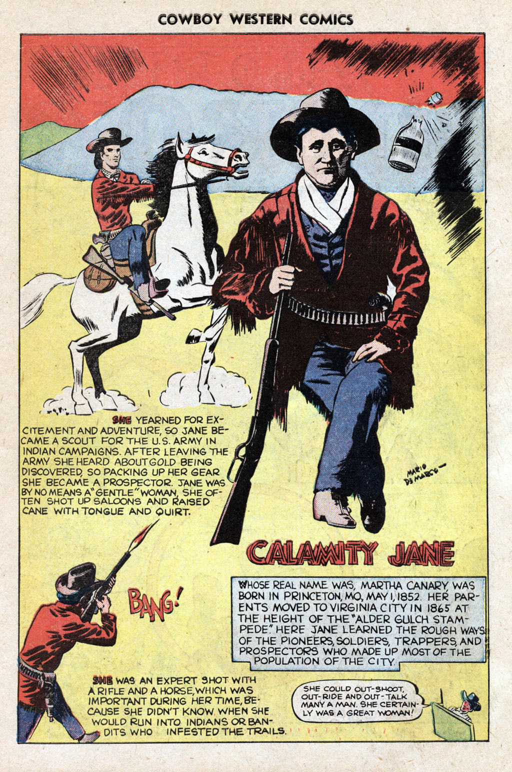 Read online Cowboy Western Comics (1948) comic -  Issue #25 - 7