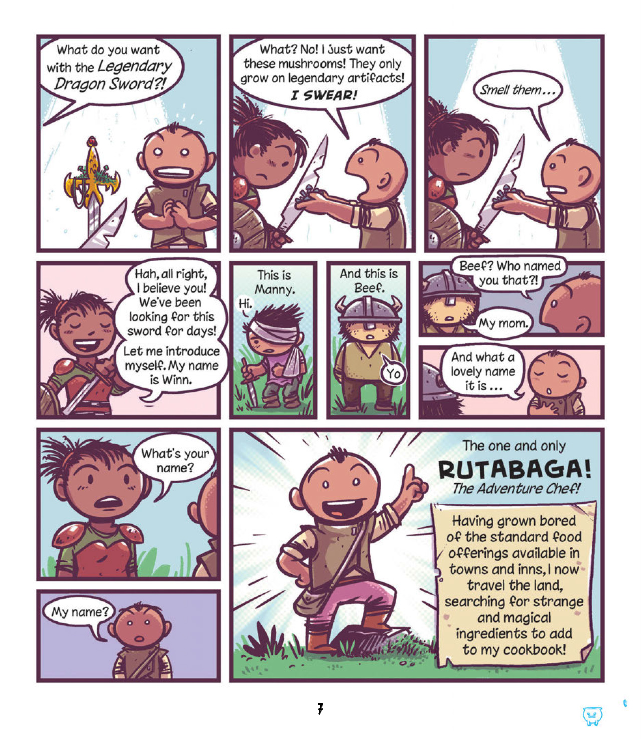 Read online Rutabaga: The Adventure Chef comic -  Issue # TPB 1 - 9