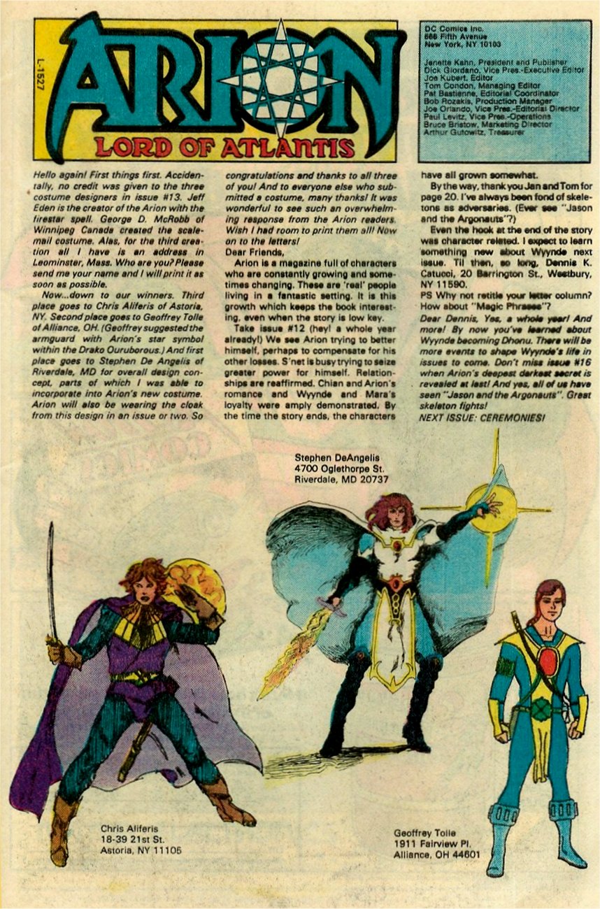 Read online Arion, Lord of Atlantis comic -  Issue #15 - 25