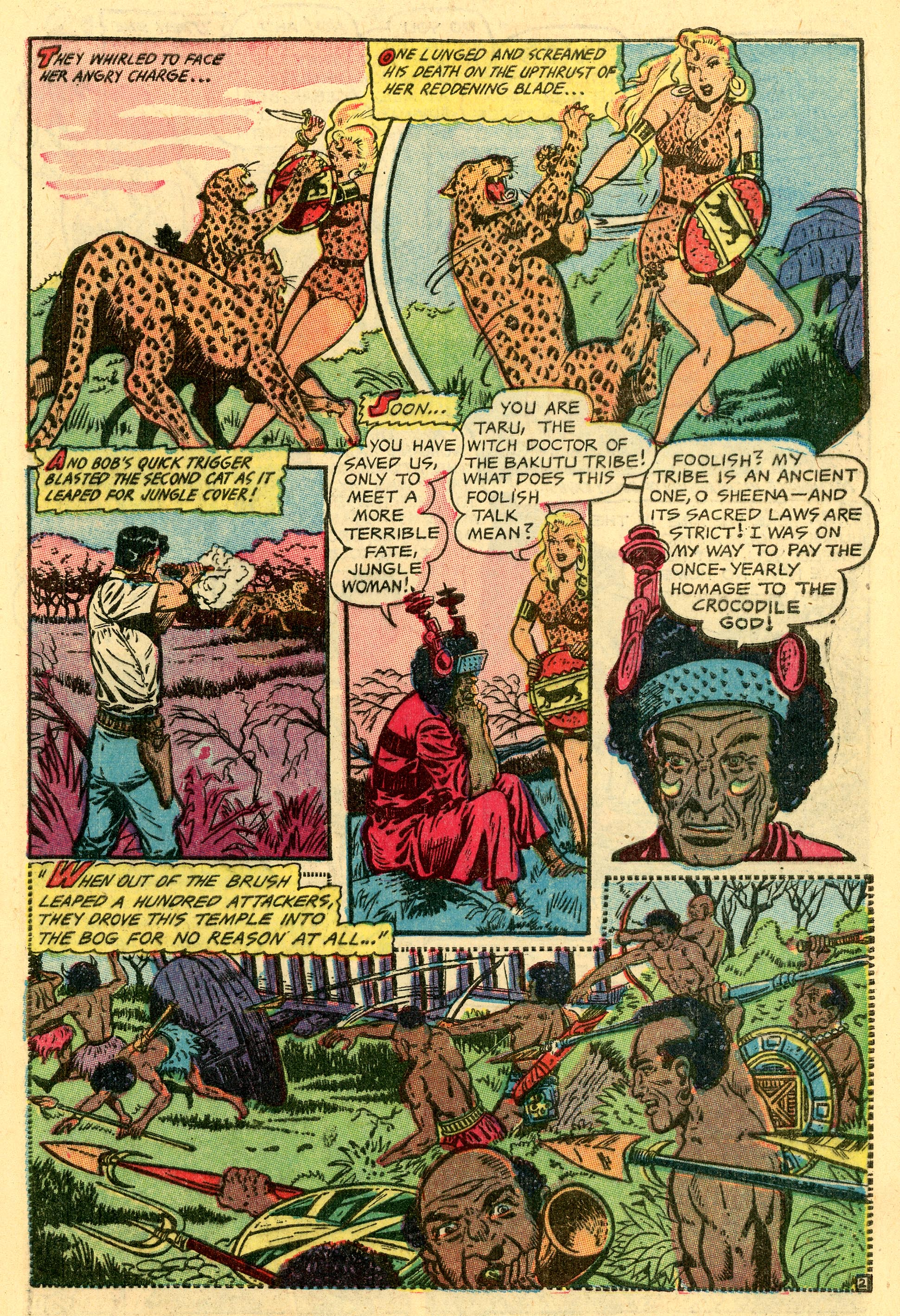 Read online Sheena, Queen of the Jungle (1942) comic -  Issue #17 - 5