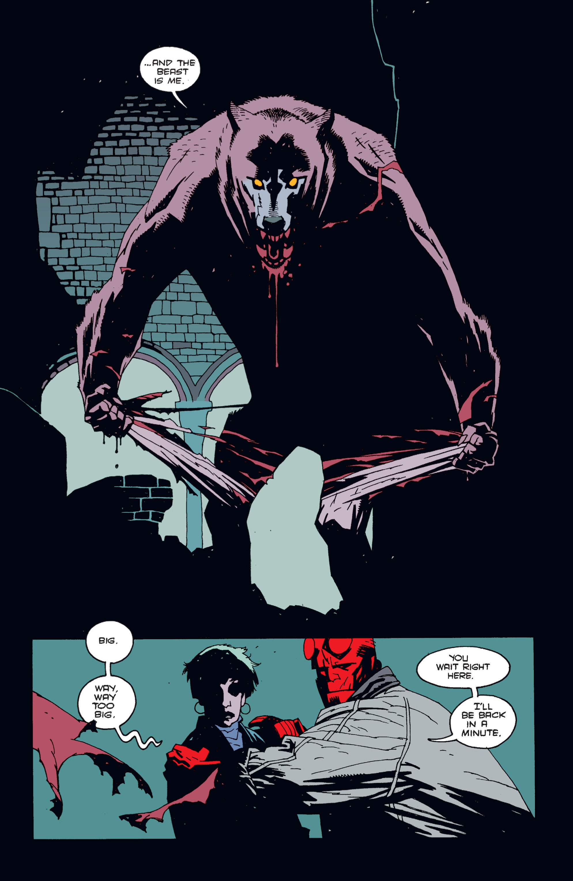 Read online Hellboy comic -  Issue #3 - 106