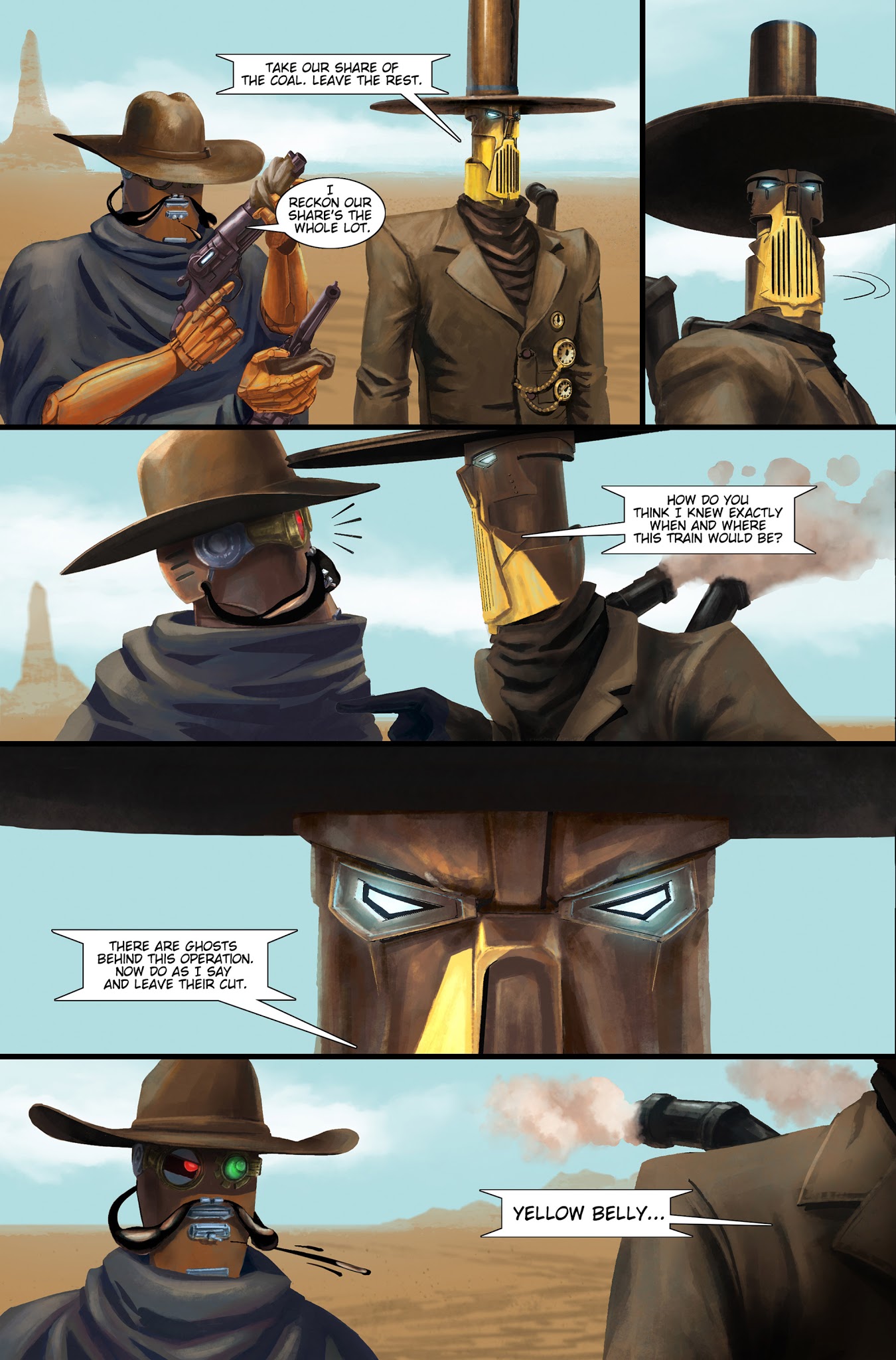 Read online Robot Western comic -  Issue #1 - 18