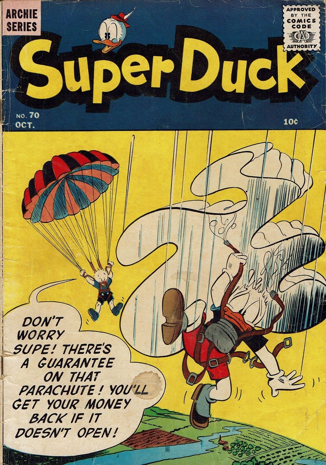Read online Super Duck Comics comic -  Issue #70 - 1