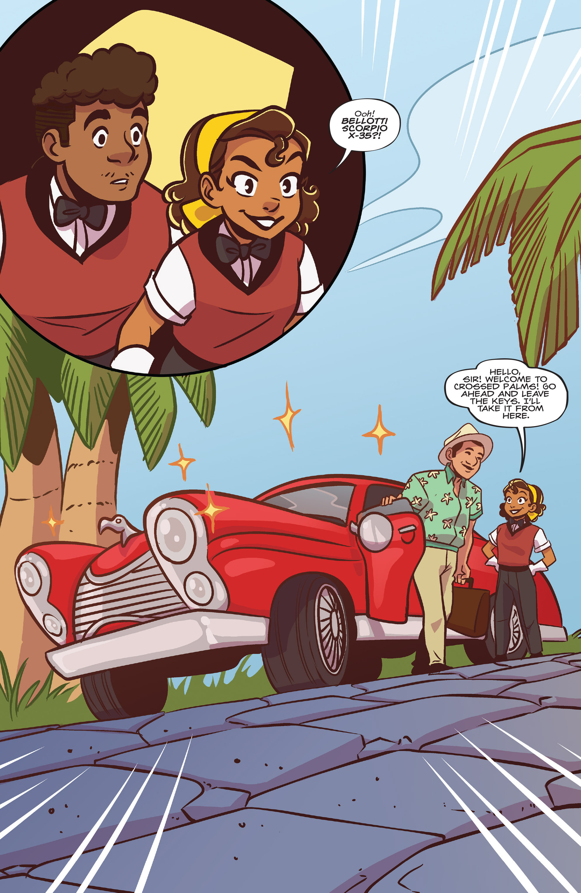 Read online Goldie Vance comic -  Issue #1 - 17