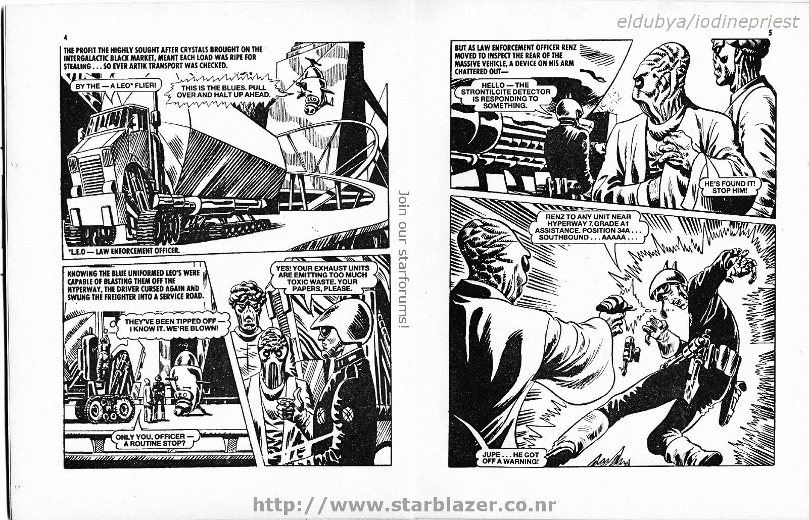 Read online Starblazer comic -  Issue #212 - 4