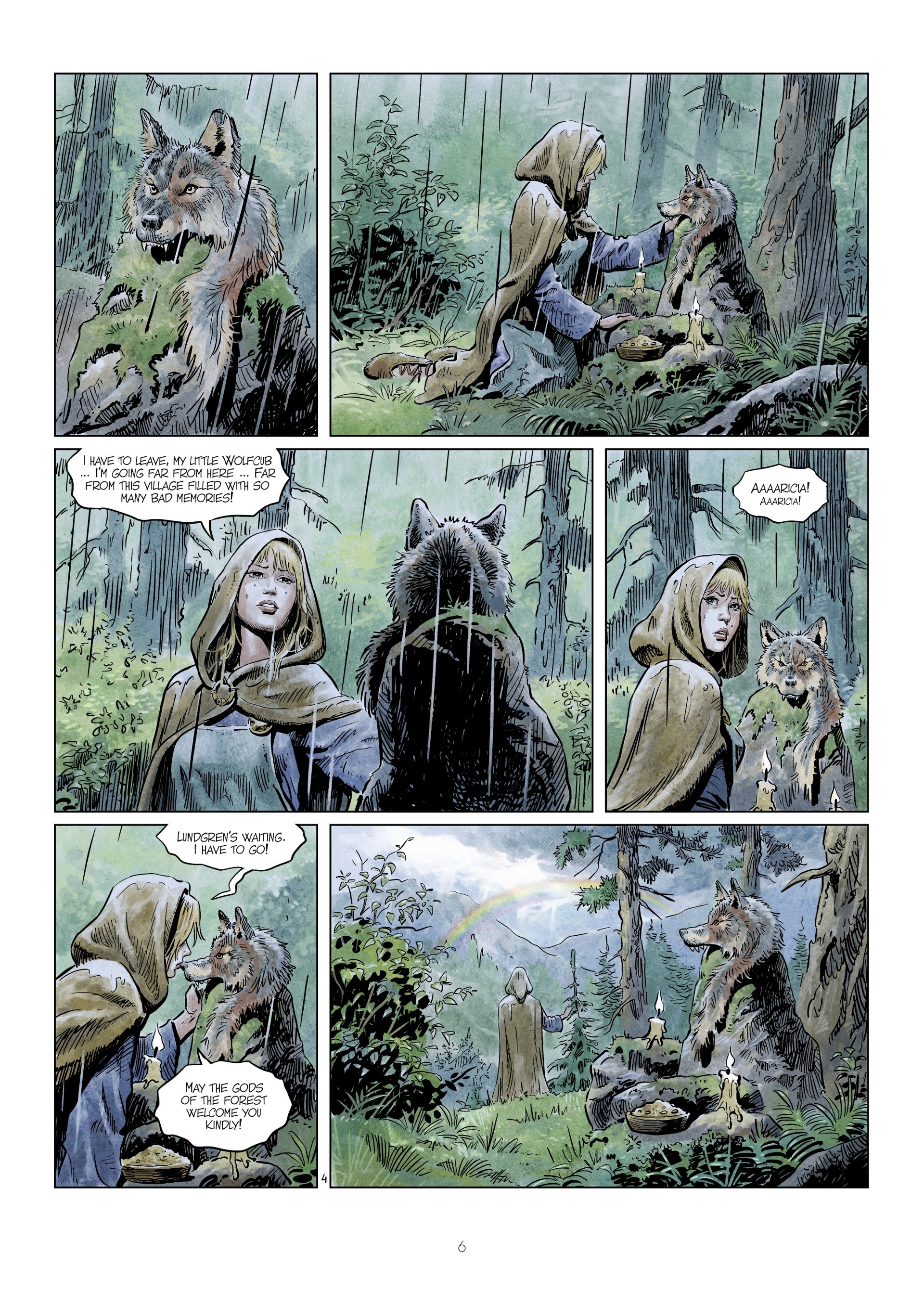 Read online The World of Thorgal: Wolfcub comic -  Issue #5 - 8