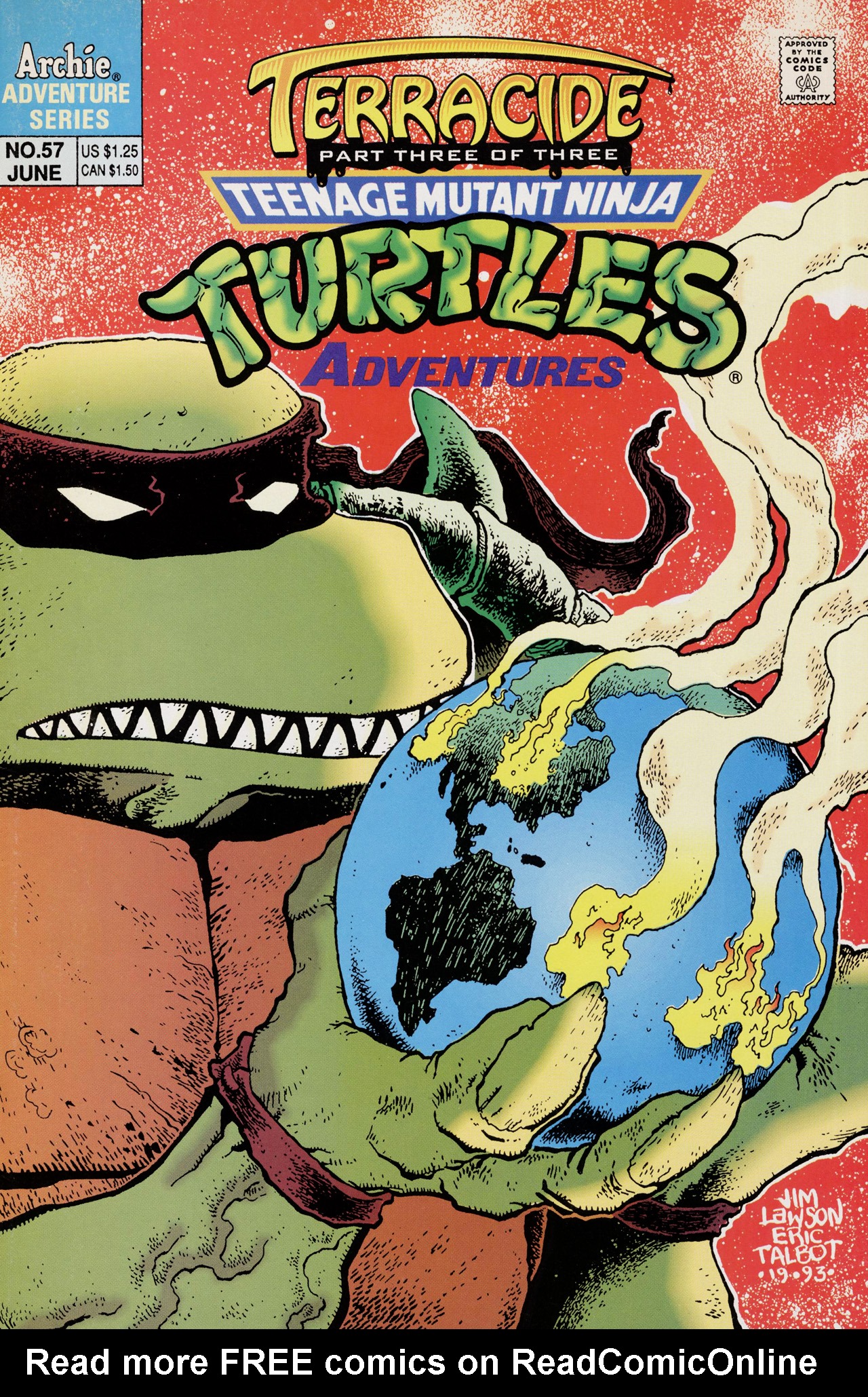Read online Teenage Mutant Ninja Turtles Adventures (1989) comic -  Issue #57 - 1