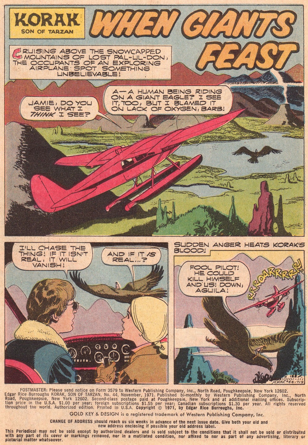 Read online Korak, Son of Tarzan (1964) comic -  Issue #44 - 3