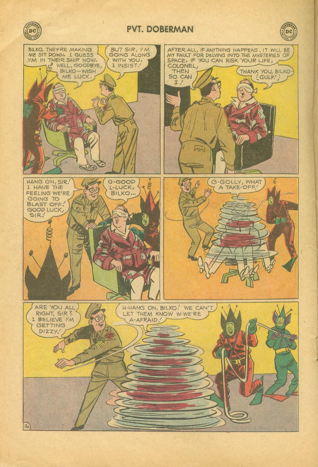 Read online Sgt. Bilko's Pvt. Doberman comic -  Issue #10 - 20