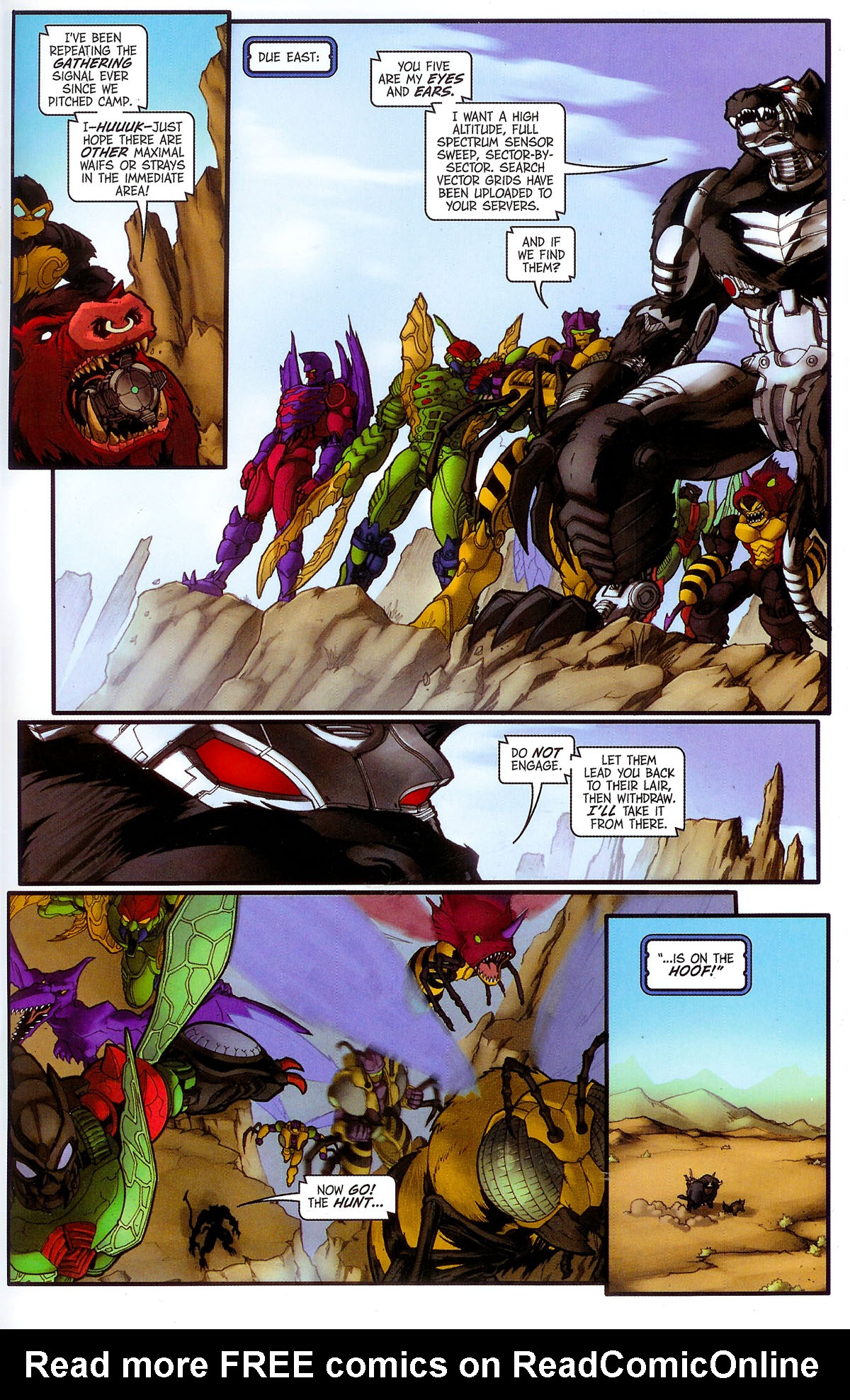 Read online Transformers, Beast Wars The Gathering comic Issue 3