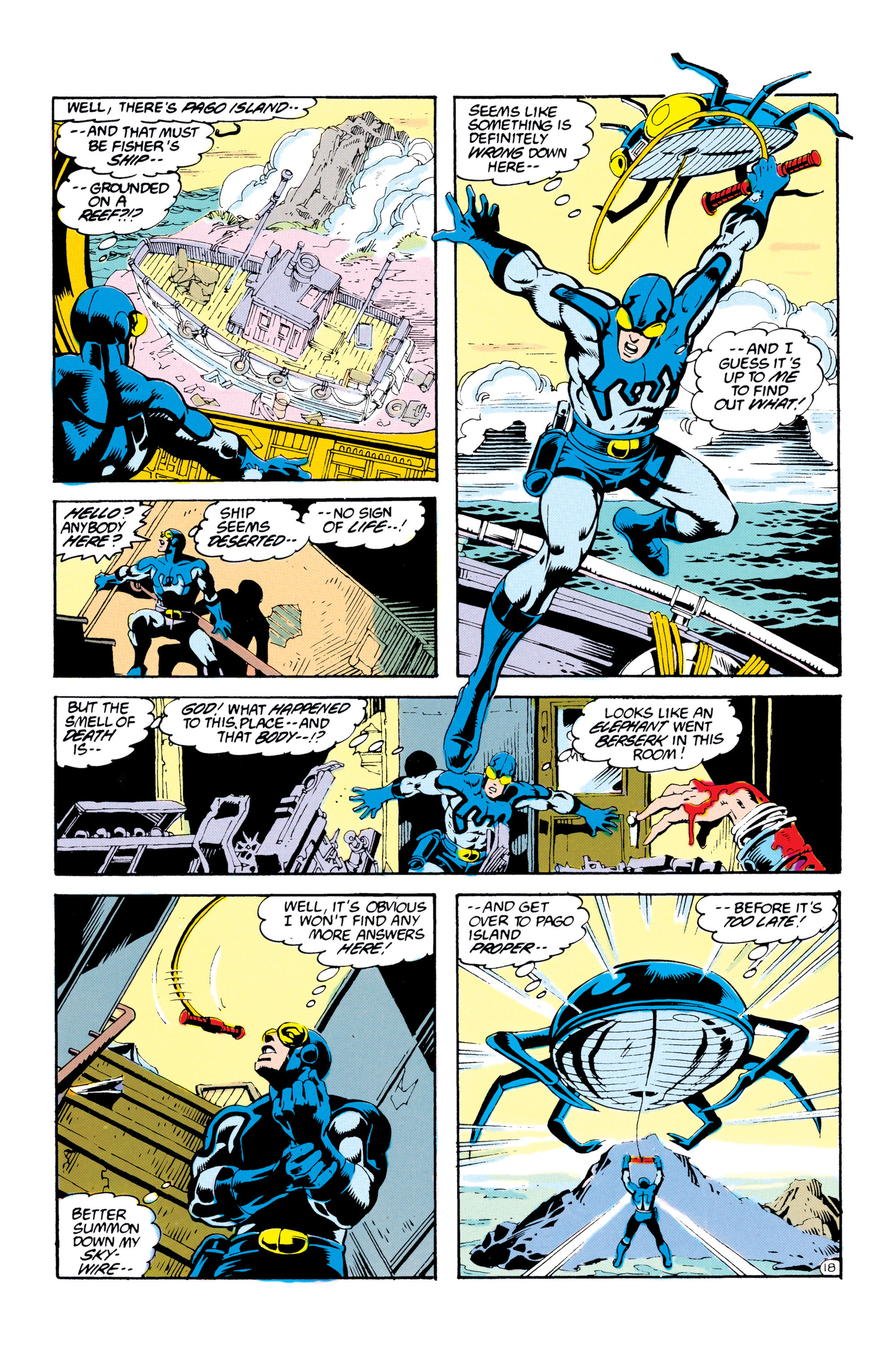 Read online Blue Beetle (1986) comic -  Issue #14 - 19