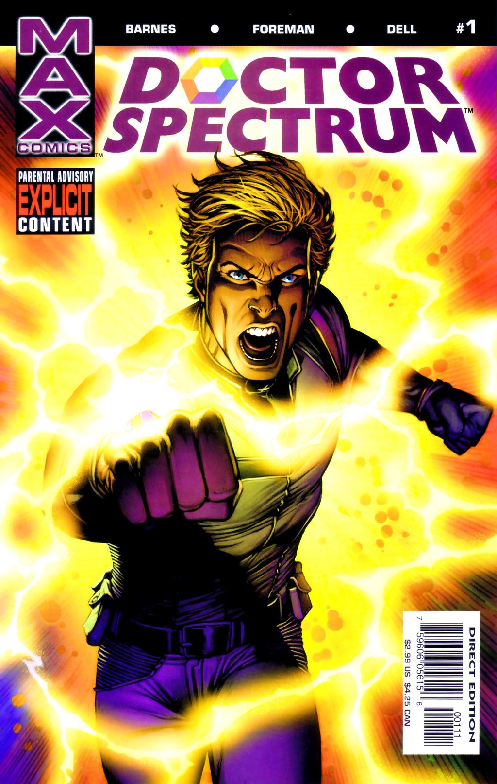 Read online Doctor Spectrum comic -  Issue #1 - 1