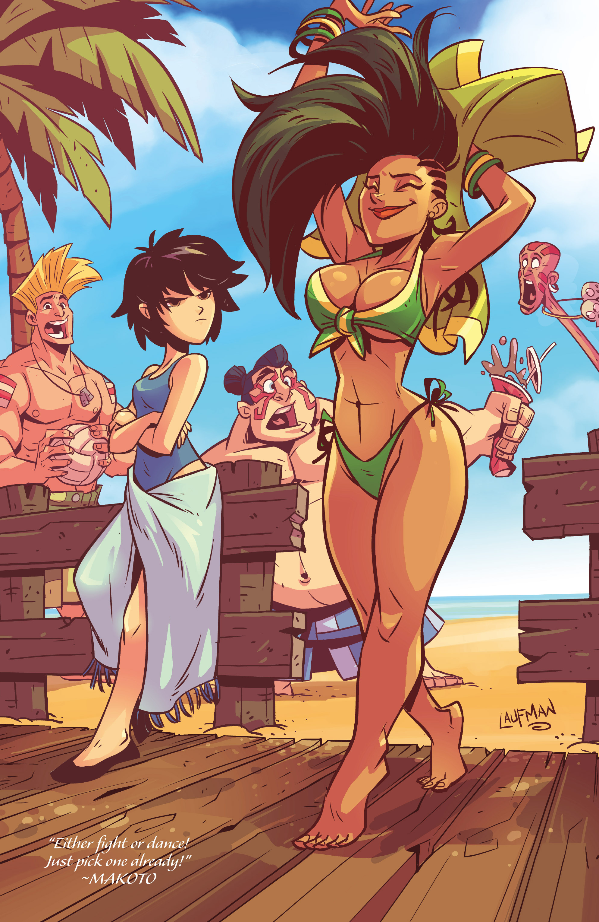 Read online Street Fighter Swimsuit Special comic -  Issue # Full - 18