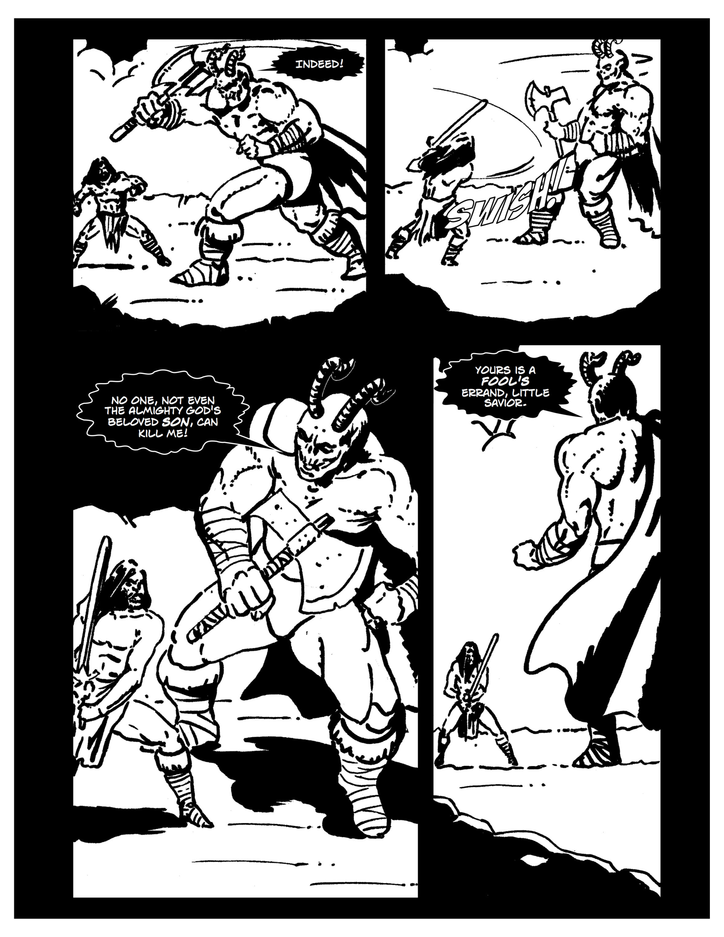 Read online Jesus Christ Demon Slayer comic -  Issue #2 - 17