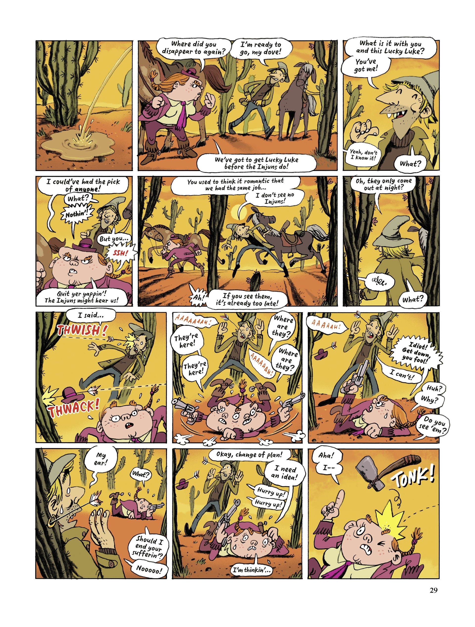 Read online Lucky Luke Saddles Up comic -  Issue # TPB - 29