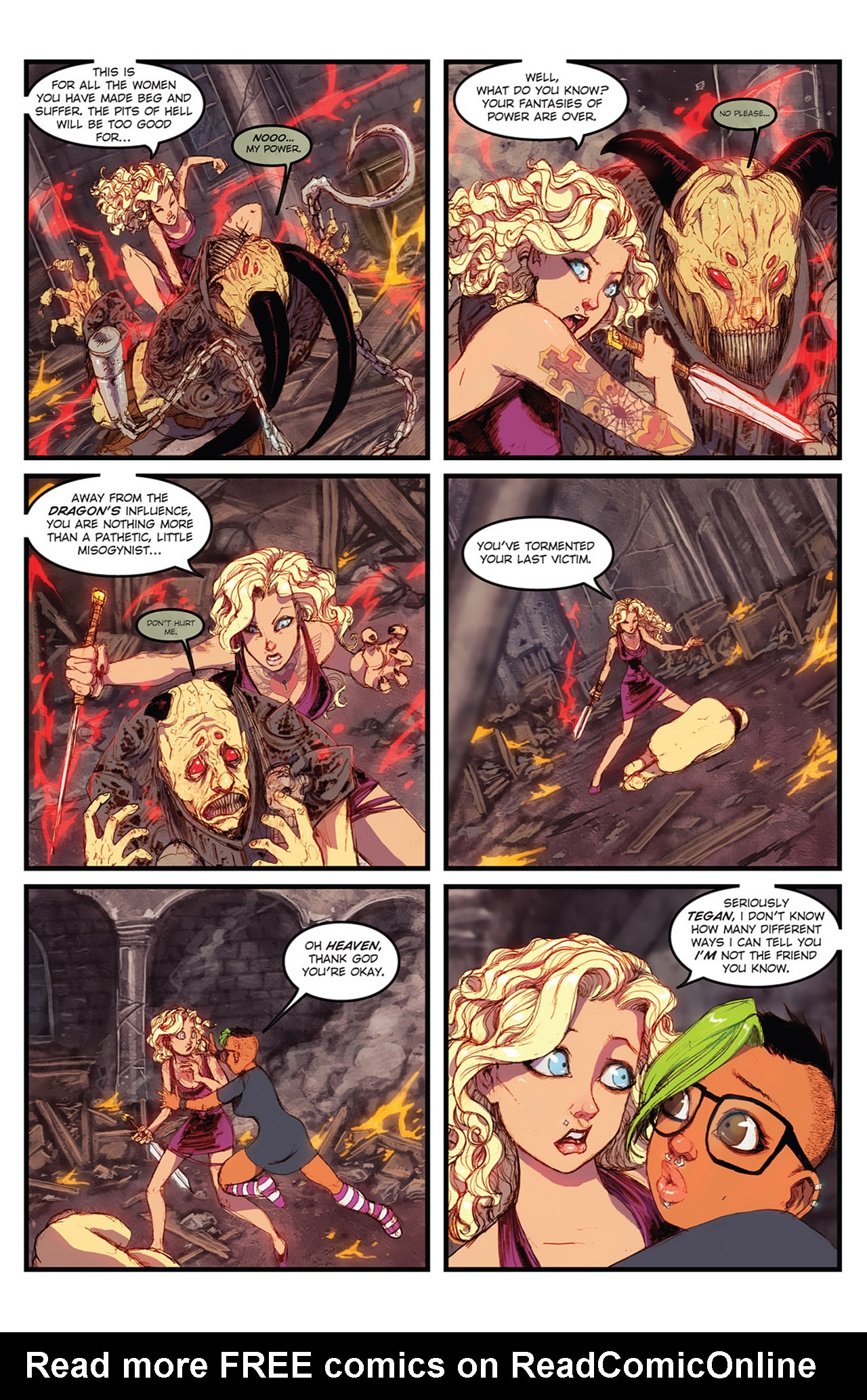 Read online Avengelyne (2011) comic -  Issue #3 - 16