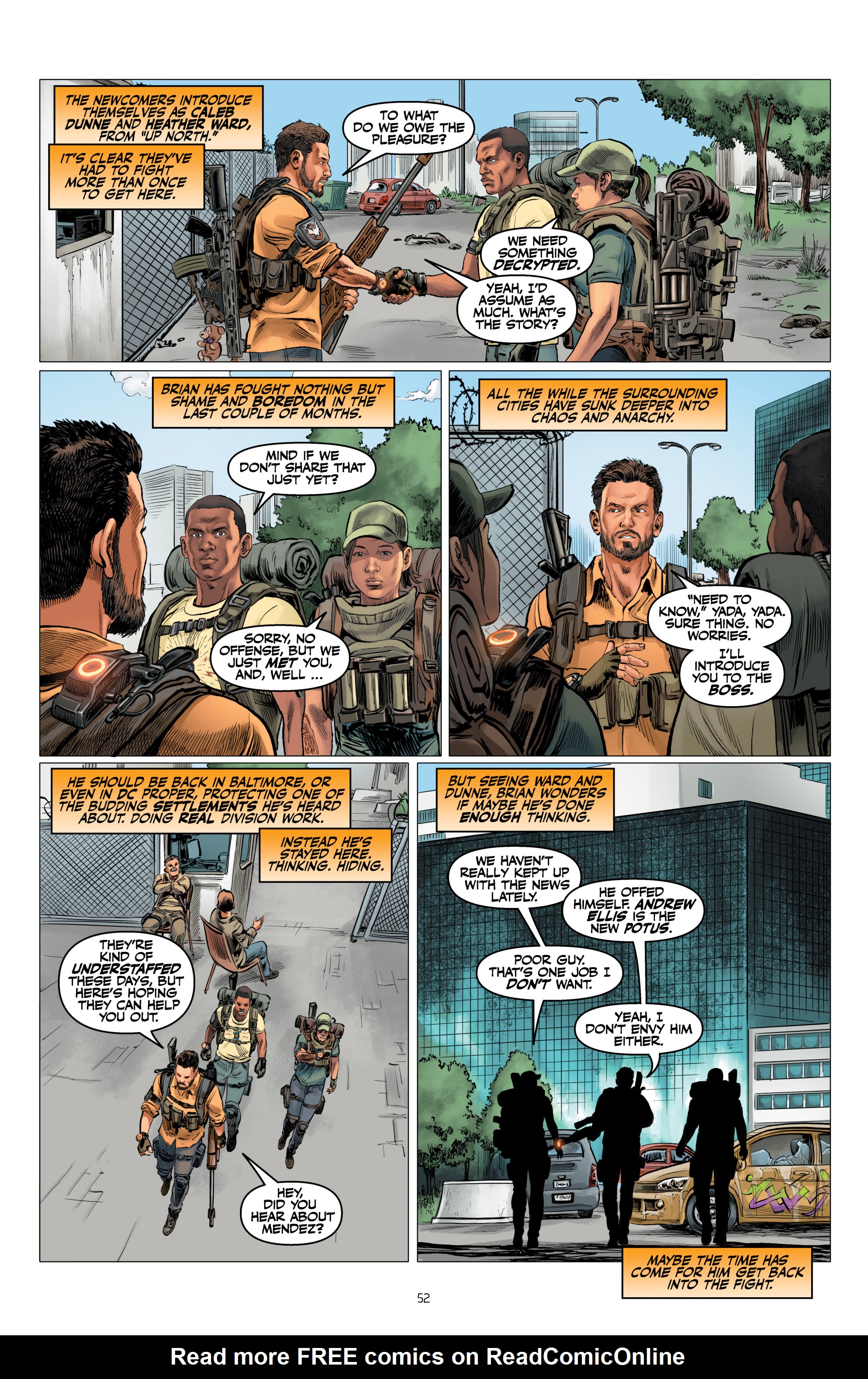 Read online Tom Clancy's The Division: Extremis Malis comic -  Issue # _TPB - 51
