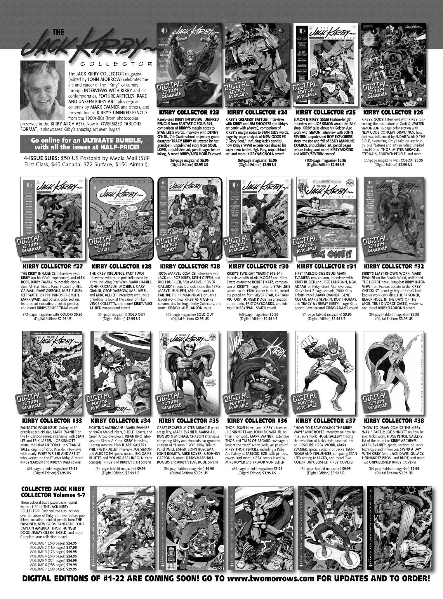 Read online The Jack Kirby Collector comic -  Issue #55 - 75