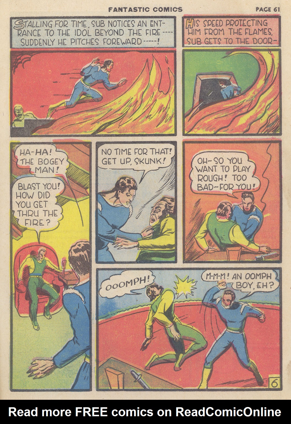 Read online Fantastic Comics comic -  Issue #9 - 62